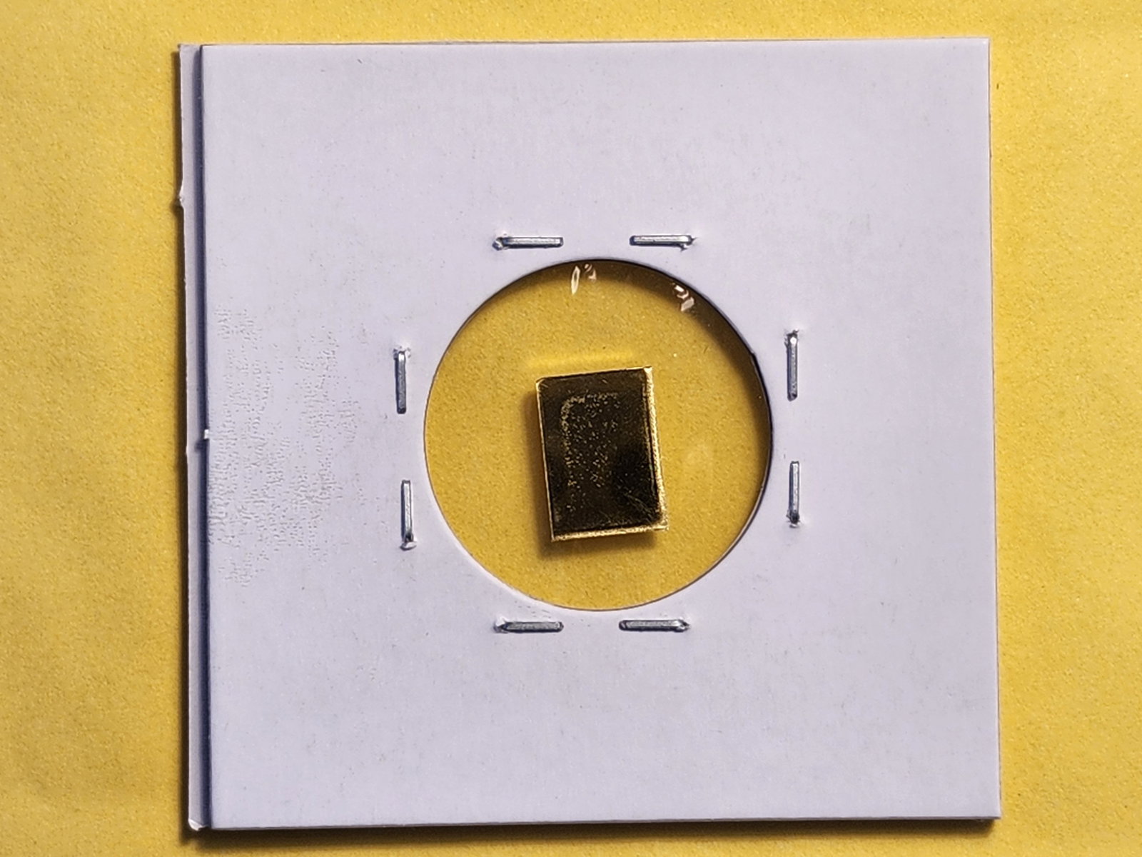 GOLD! Valcambi One Gram .9999 fine gold bar - 3
