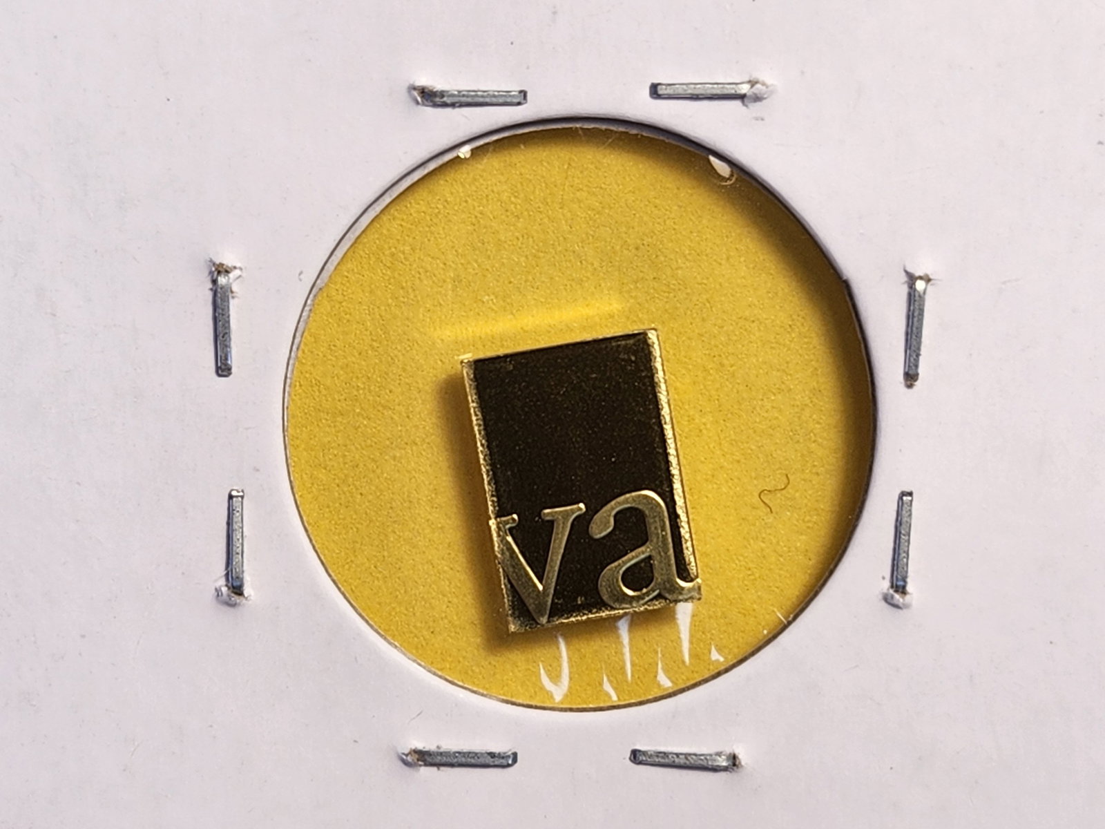 GOLD! Valcambi One Gram .9999 fine gold bar - 4