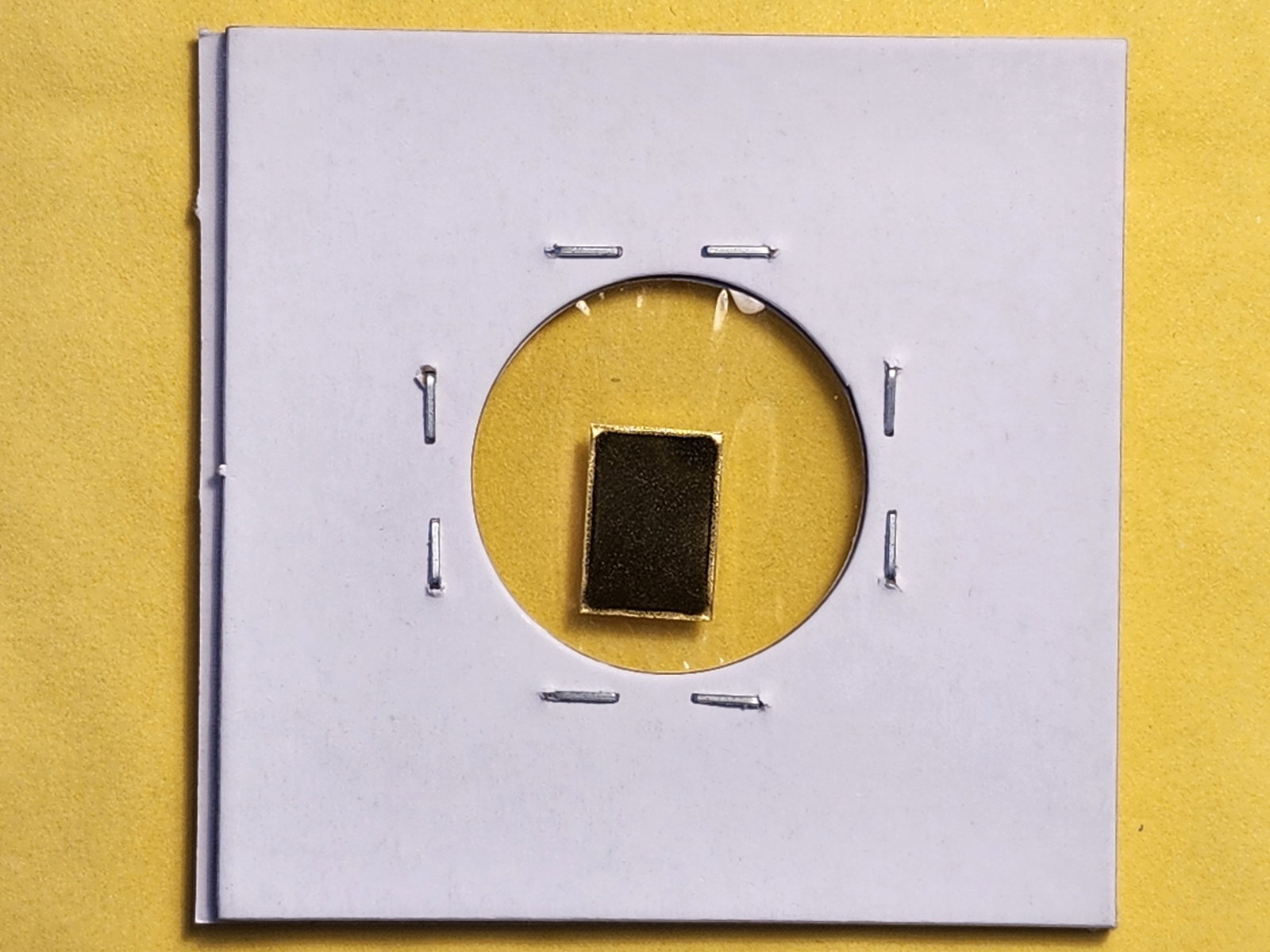 GOLD! Valcambi One Gram .9999 fine gold bar - 3