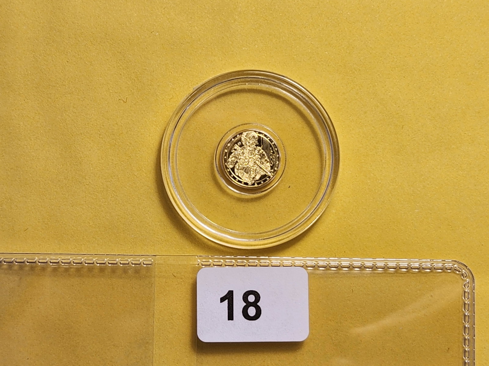 GOLD! GEM Brilliant .9999 fine gold art round - 3