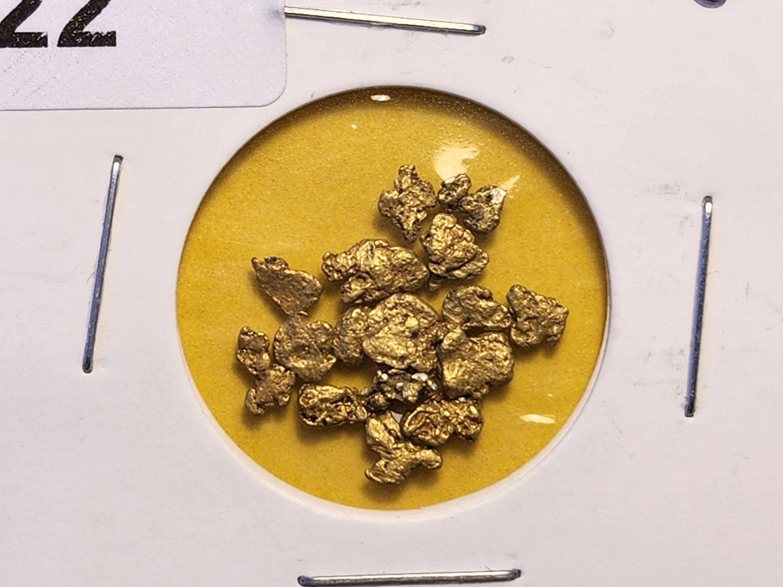 GOLD! California Gold Nuggets: 15 California nuggets. Weighs about 1.5 grams