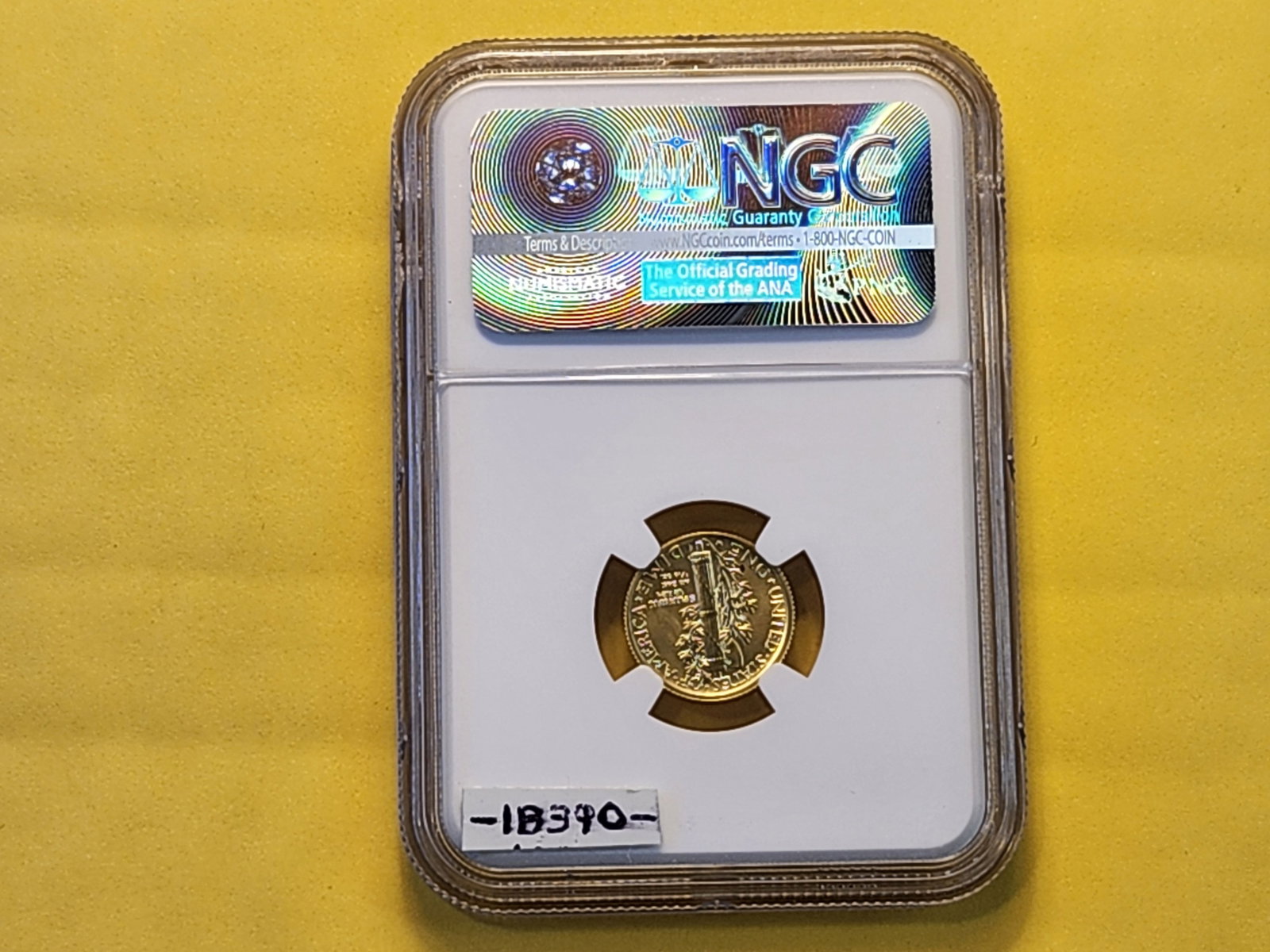GOLD! NGC 2016-W GOLD Mercury Dime in Specimen 69 - 3