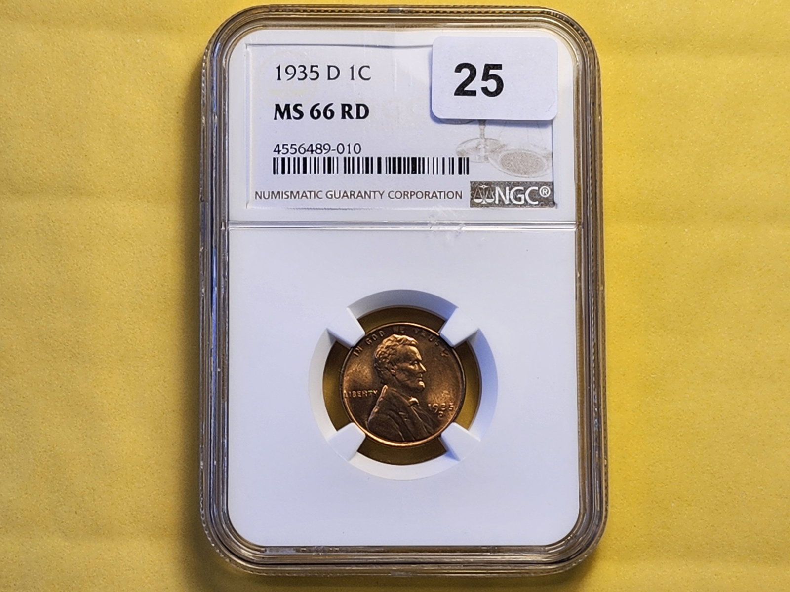 GEM! NGC 1935-D Wheat Cent in Mint State 66 RED - 2