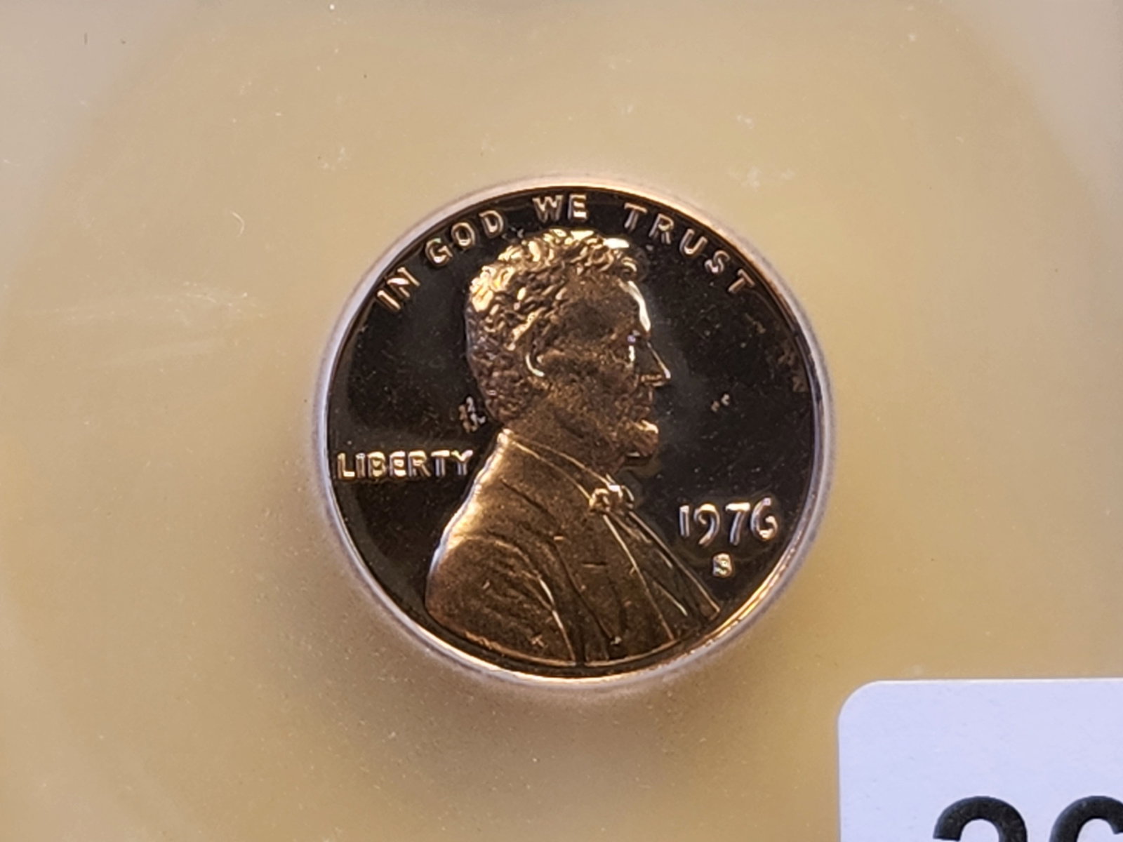 SUPERB GEM! ICG 1976-S Memorial Cent in Proof 69 Deep Cameo: Almost Perfect!