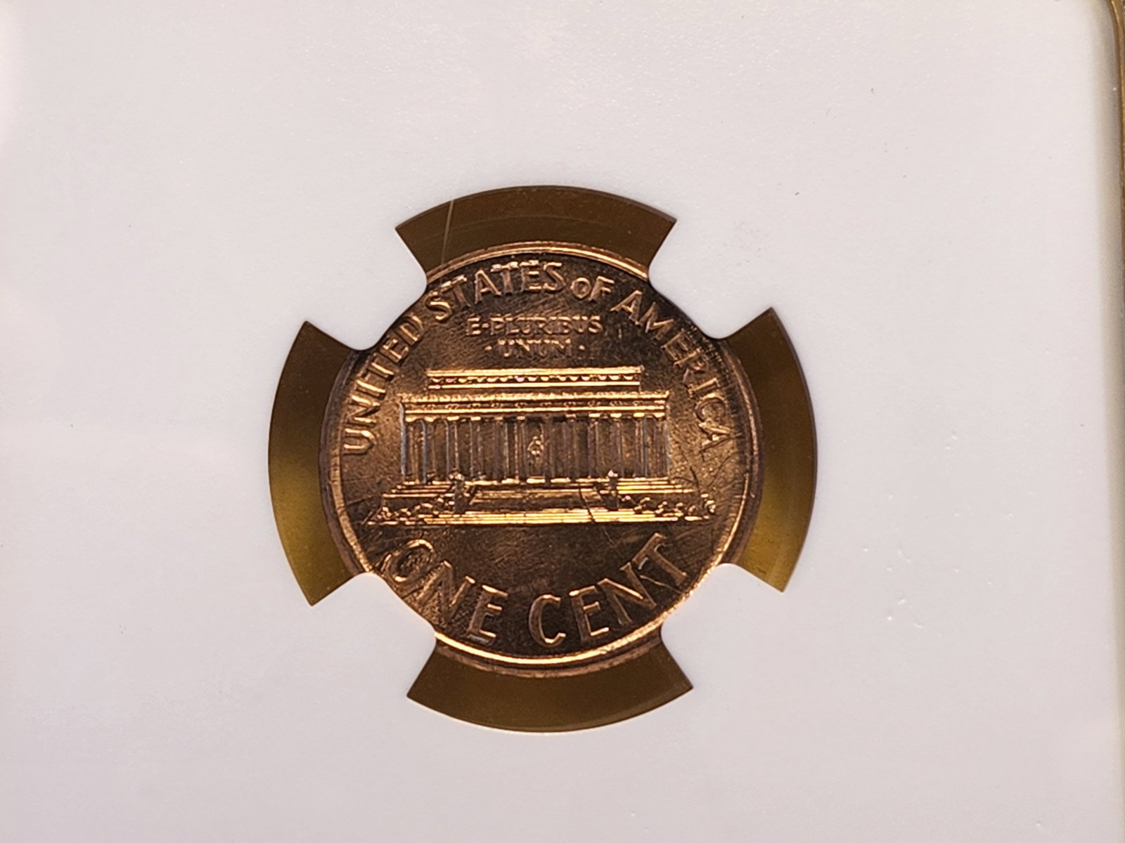 MINT ERROR! NGC 1997 Memorial Cent in Uncirculated - 4