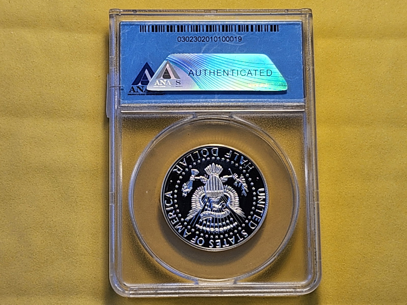 PERFECT! ANACS 2017-S Kennedy Silver Half Dollar in Proof 70 Deep Cameo - 3