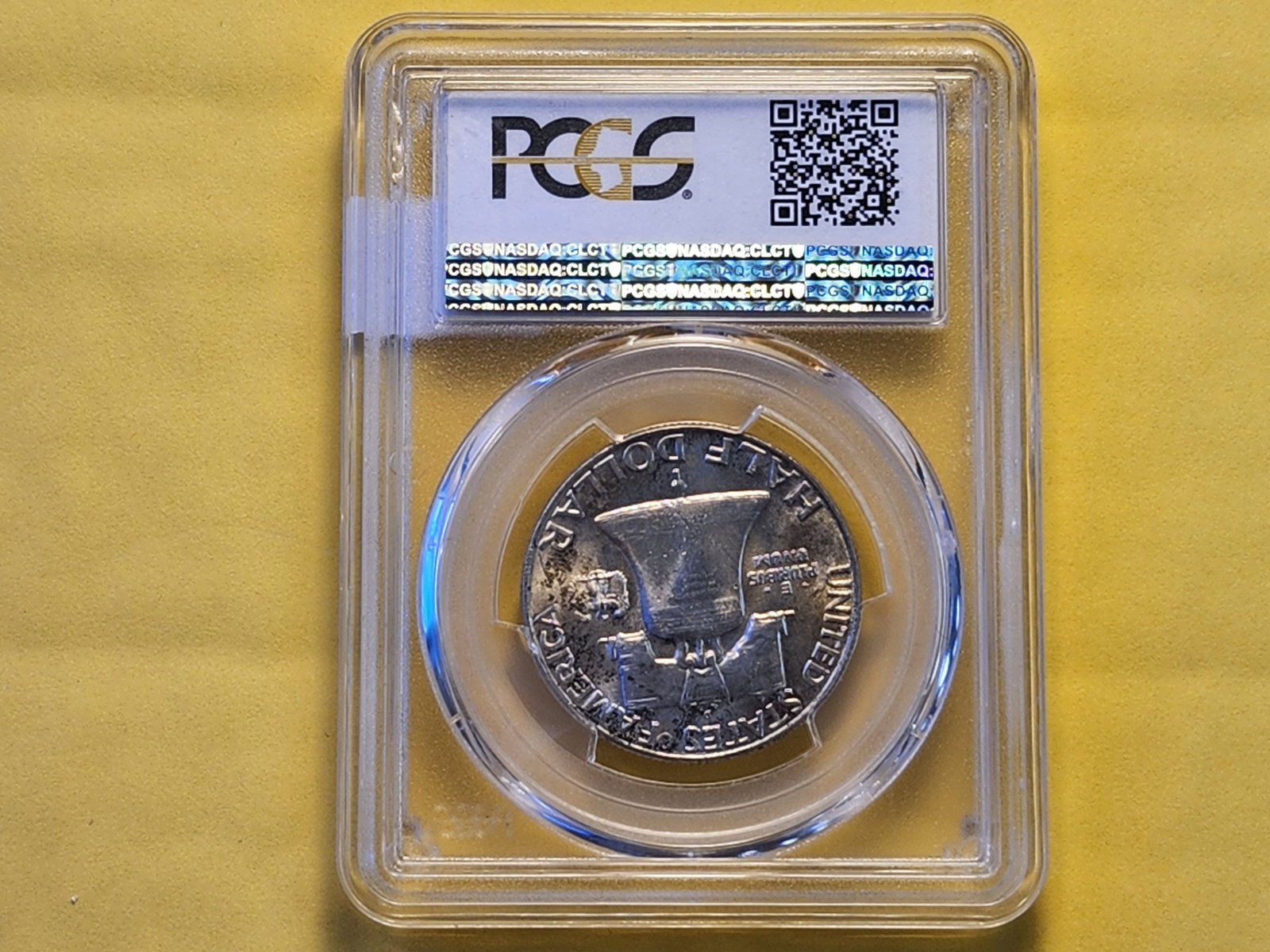 PCGS 1960-D Franklin Half Dollar in Mint State 64 Full Bell Lines - 3