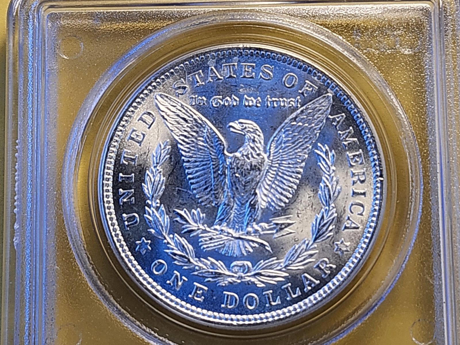 PCGS 1921 Morgan Dollar in Mint State 62 - 4