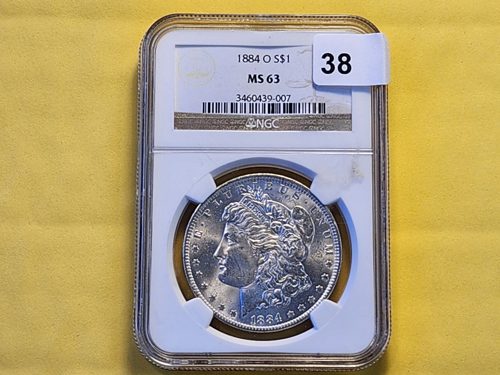 NGC 1884-O Morgan Dollar in Mint State 63 - 2