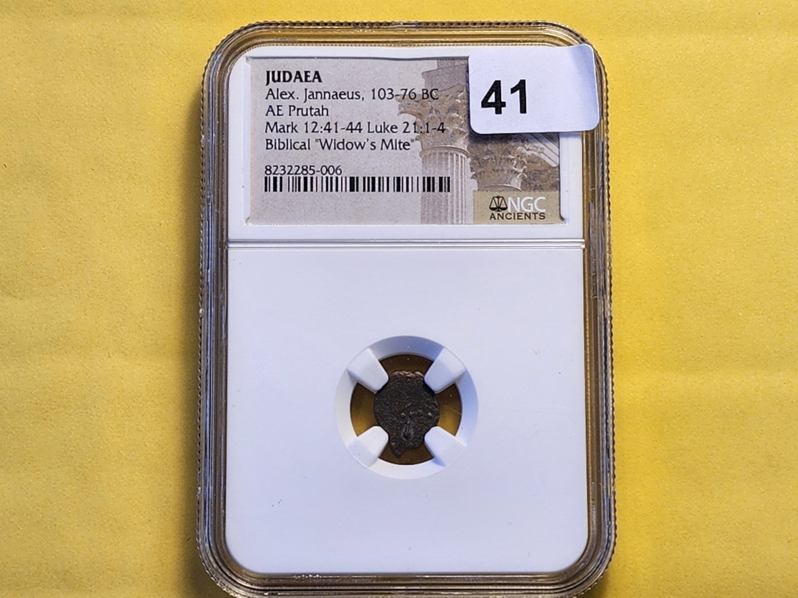 ANCIENT! NGC Judaea Alex Jannaeus, 103-76 BC - 2