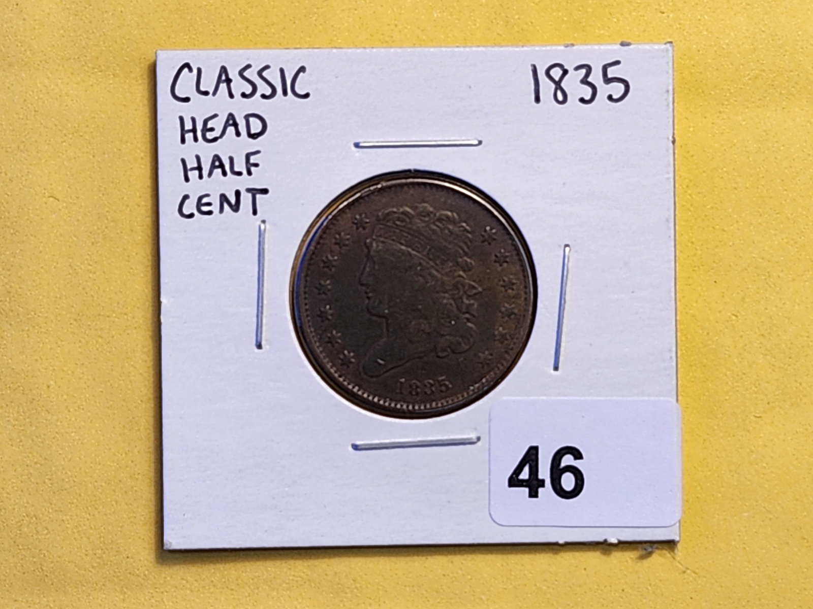 1835 Classic Head Half Cent - 2