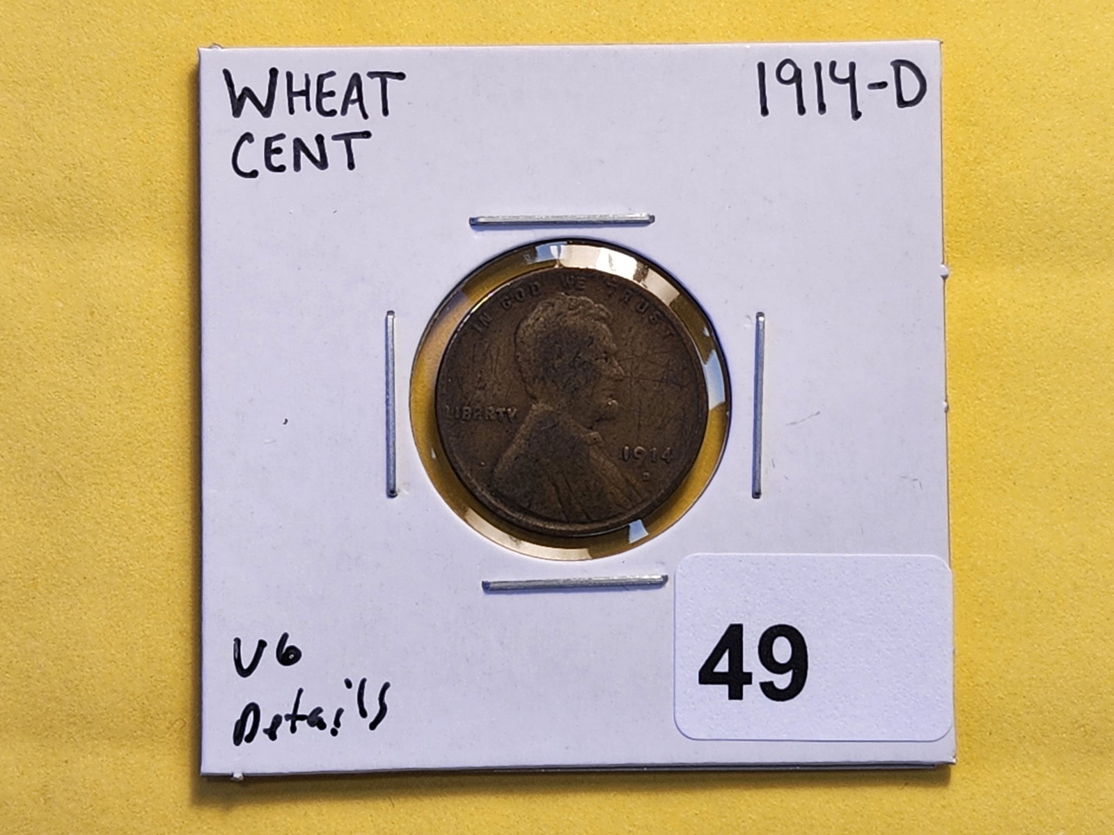 KEY DATE! 1914-D Wheat Cent - 2