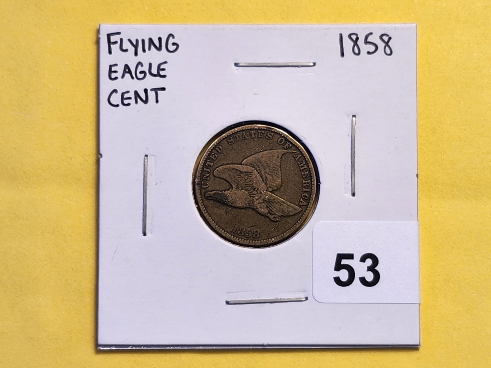 1858 Flying Eagle Cent - 2