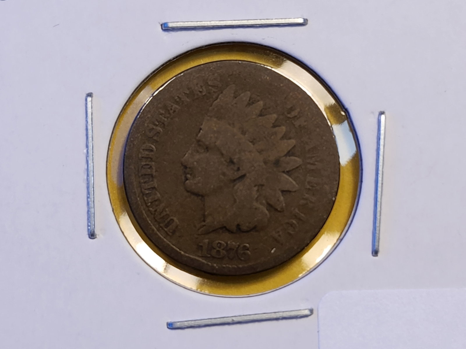 Better Date 1876 Indian Cent: Circulated