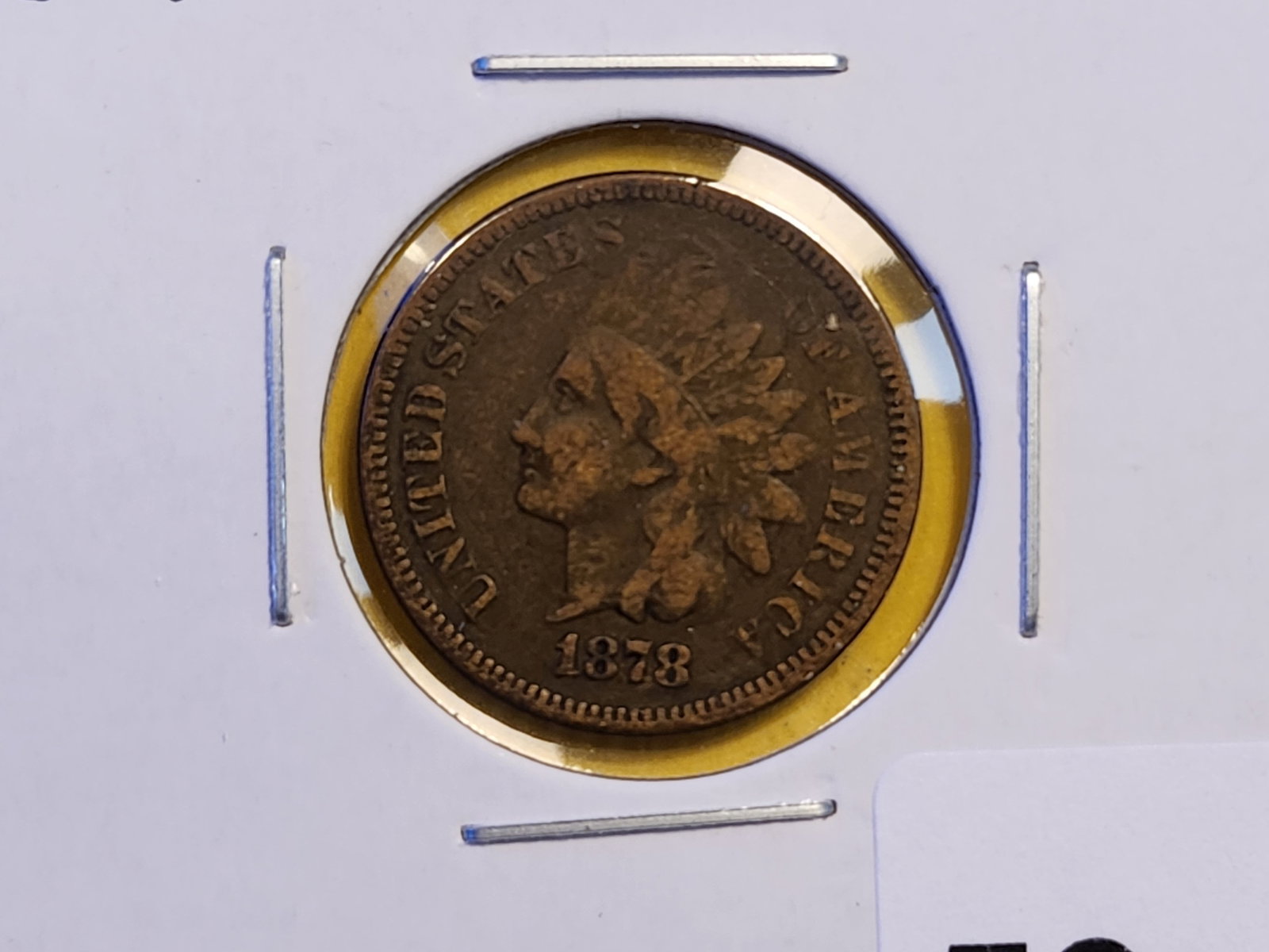 Better Date 1878 Indian Cent: In Very Good