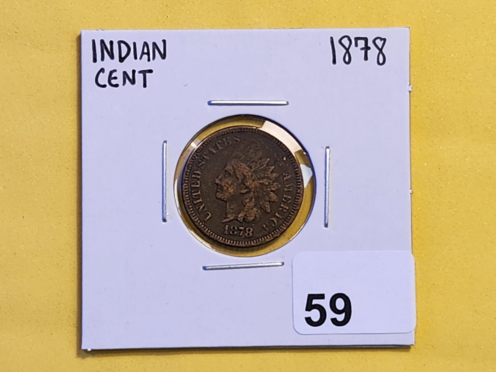 Better Date 1878 Indian Cent - 2