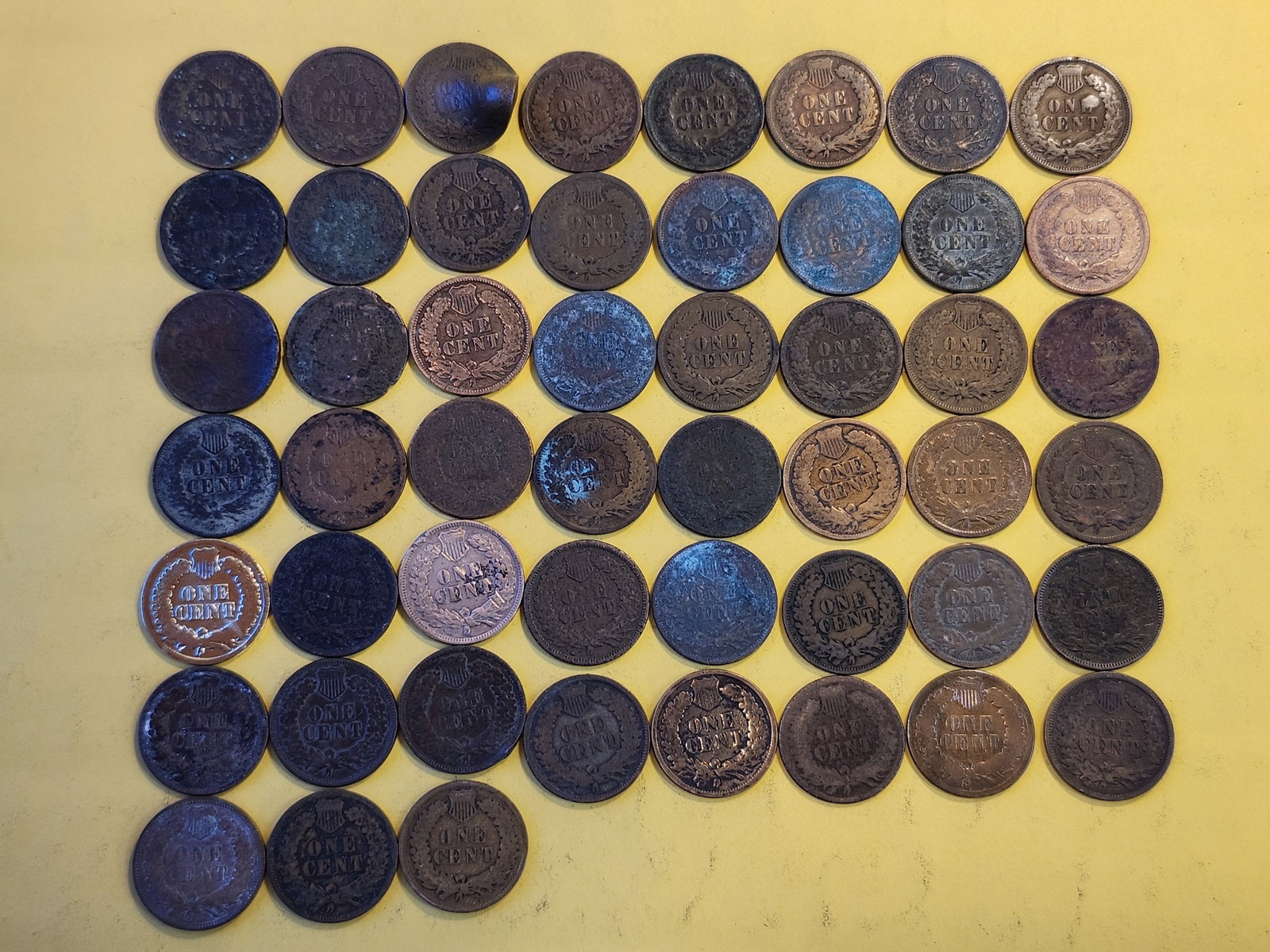 Fifty-One Indian Cents - 6