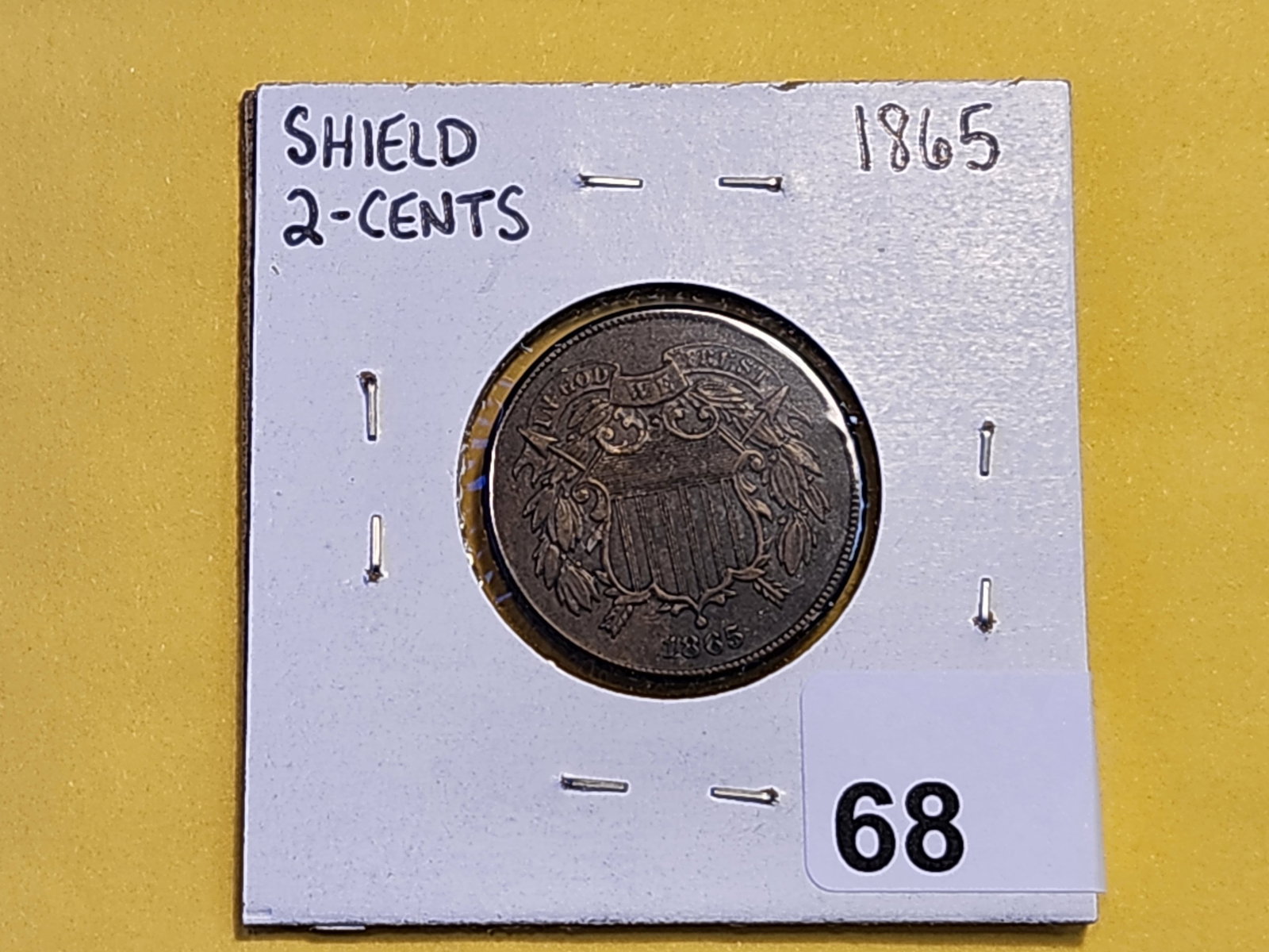 1865 Two Cent Piece - 2