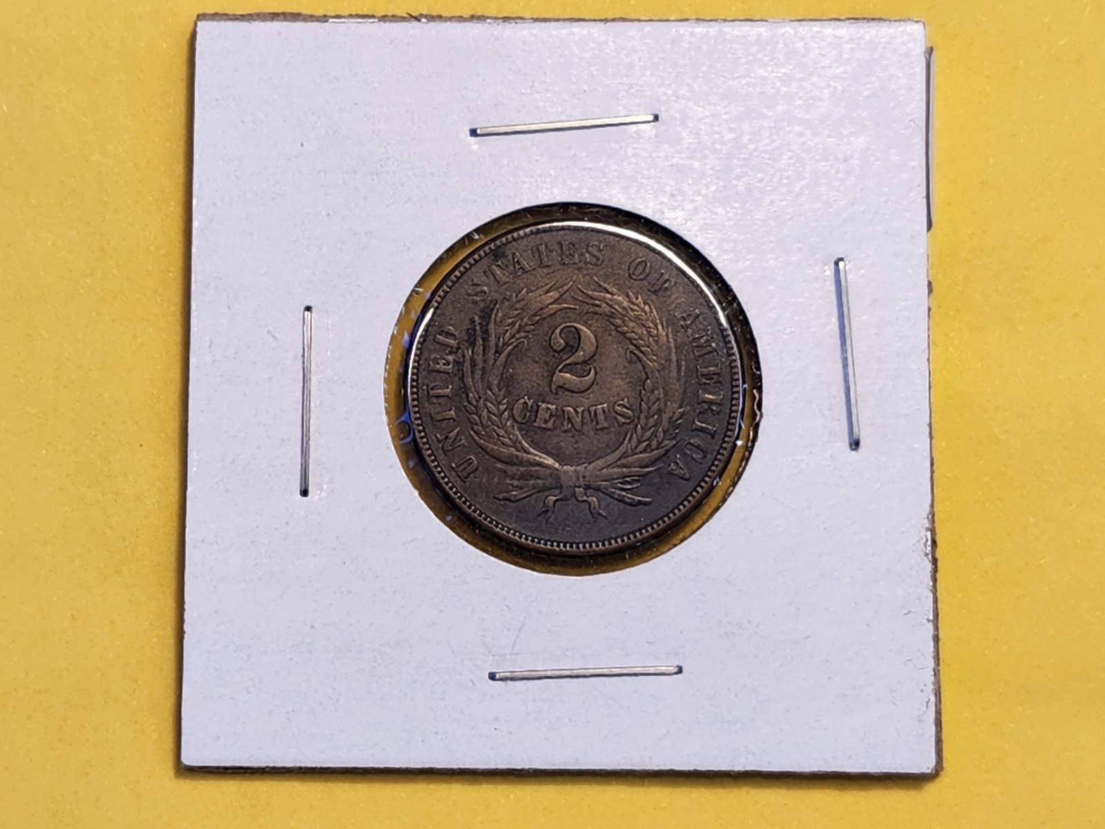 1865 Two Cent Piece - 3