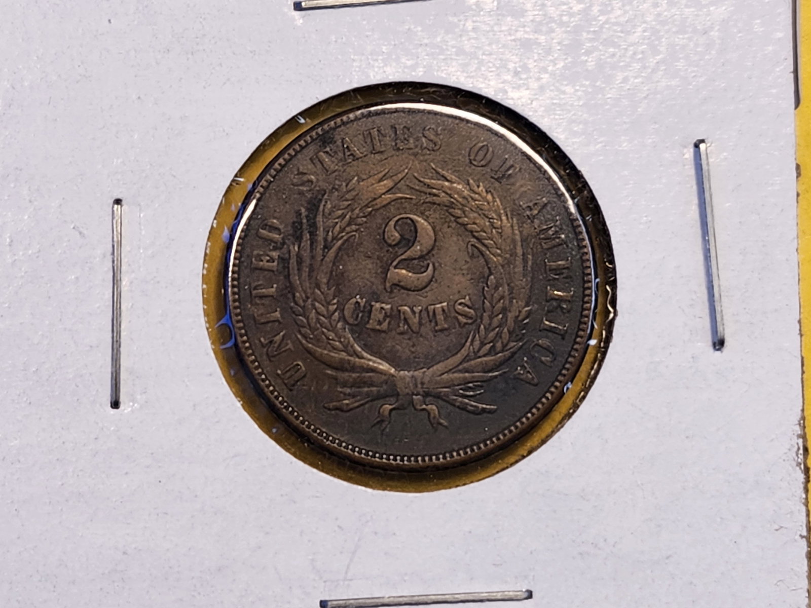 1865 Two Cent Piece - 4