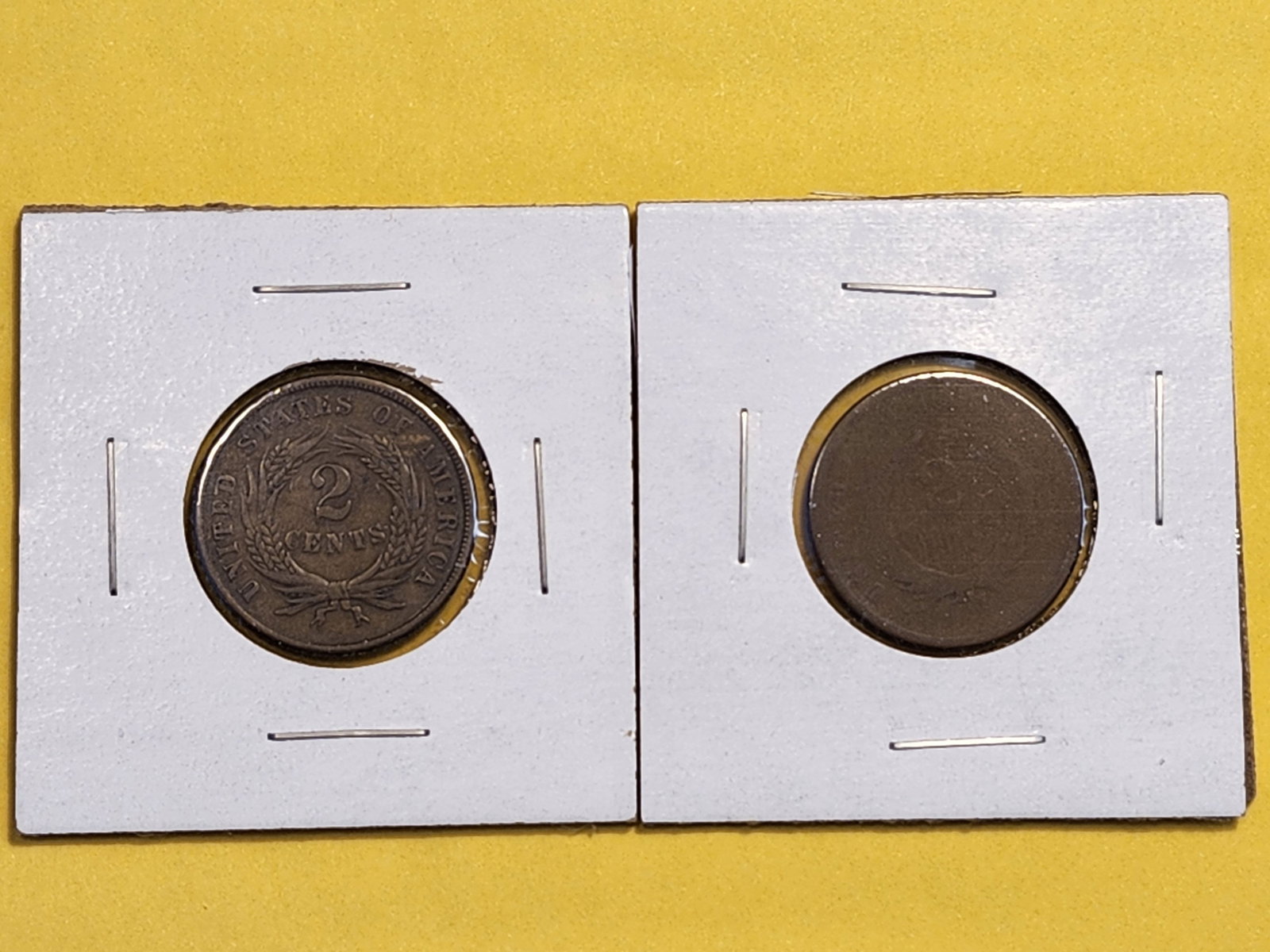 1864 and 1867 Two Cent Piece - 6