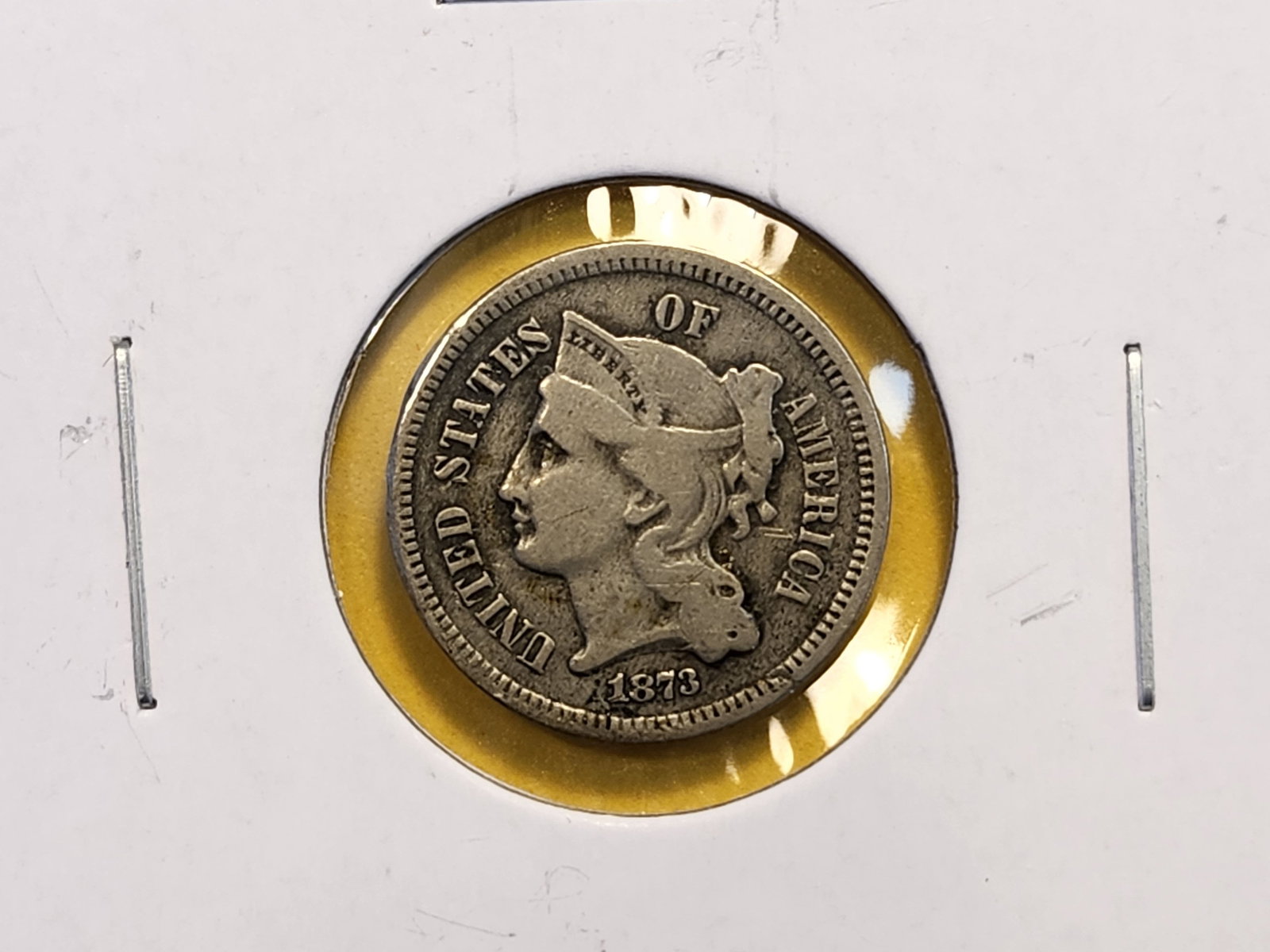 1867 and 1873 Three Cent Nickel - 3