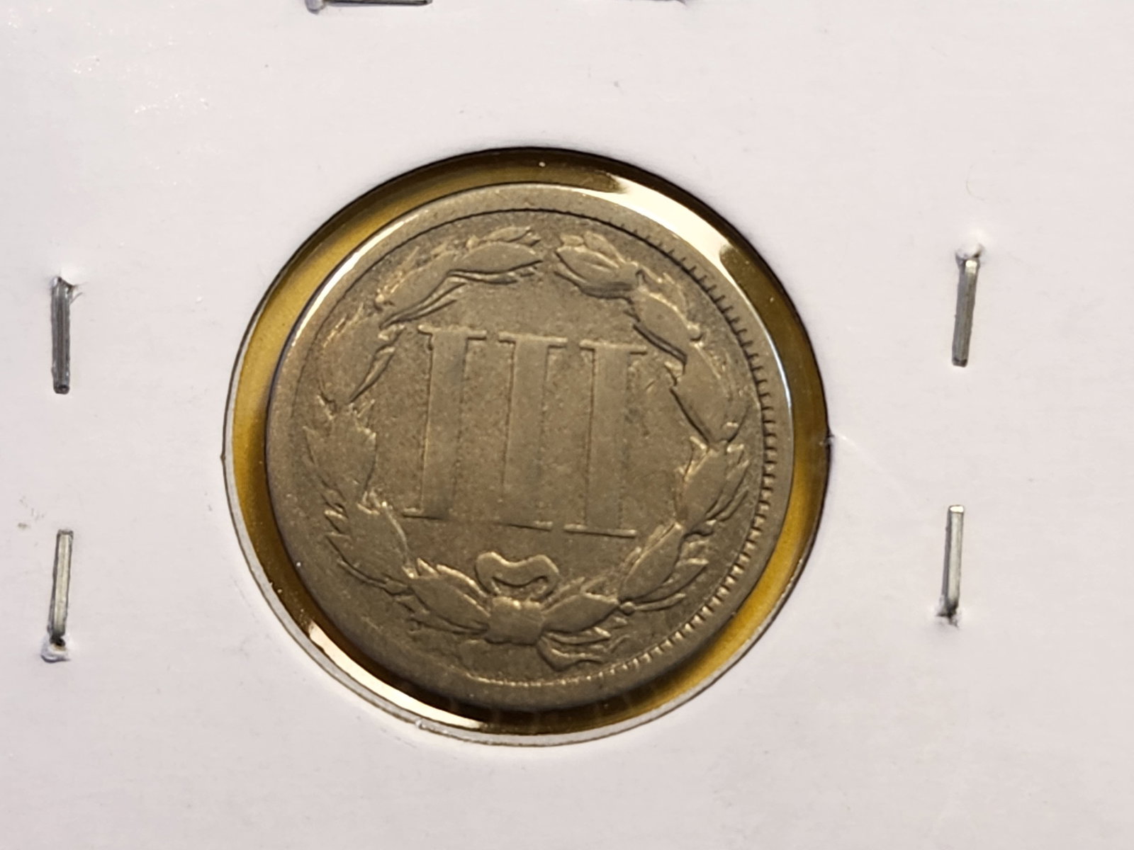 1865 and 1866 Three Cent Nickel - 4