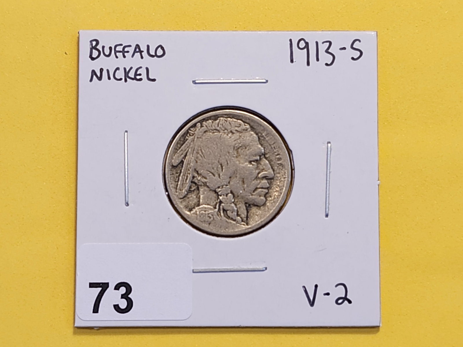KEY DATE 1913-S Buffalo Nickel - 2