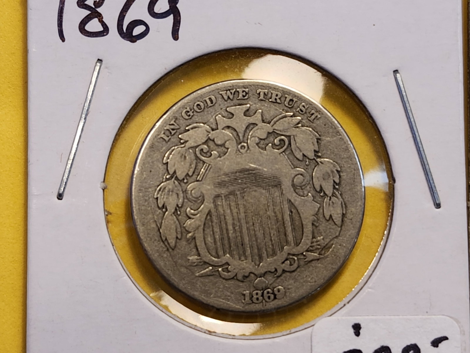 1869 and 1870 Shield Nickel - 2