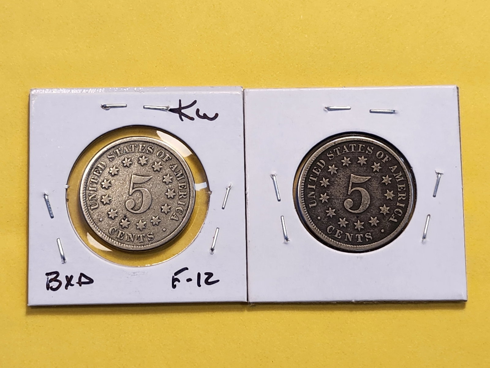 1869 and 1870 Shield Nickel - 6