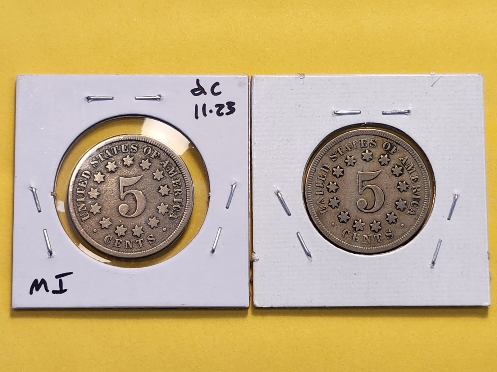 1868 and 1869 Shield Nickel - 6
