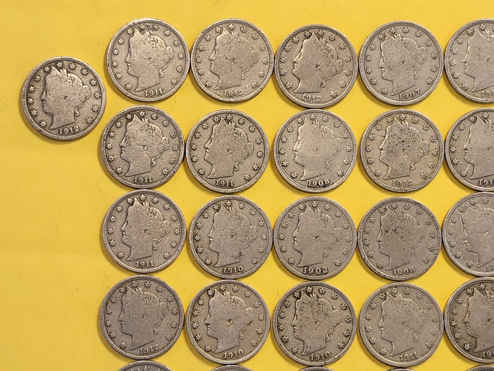 Fifty Liberty "V" Nickels - 2