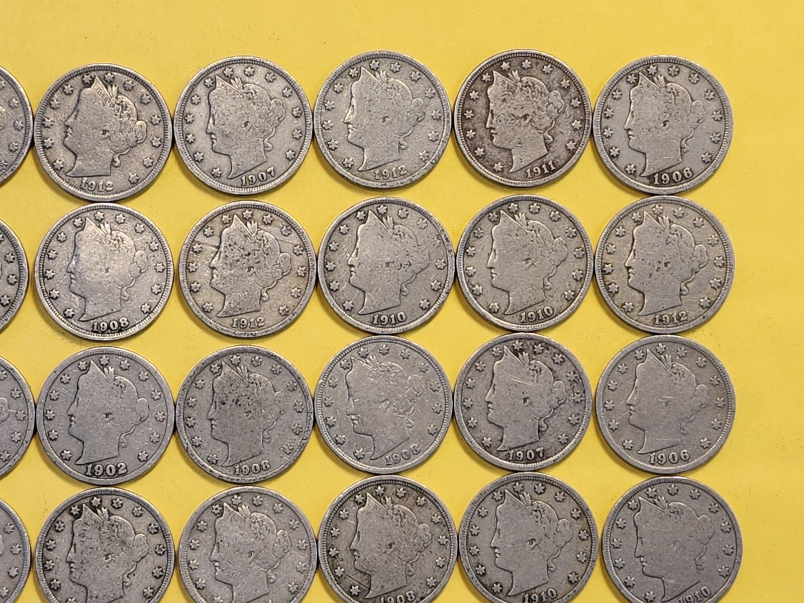 Fifty Liberty "V" Nickels - 3