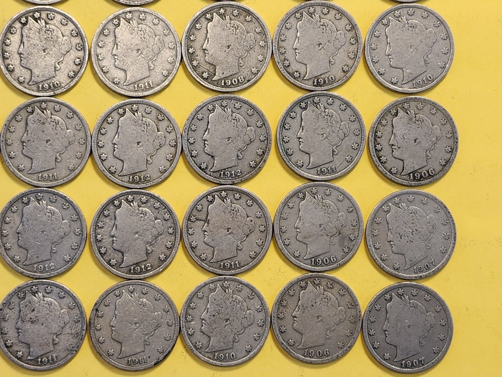 Fifty Liberty "V" Nickels - 5