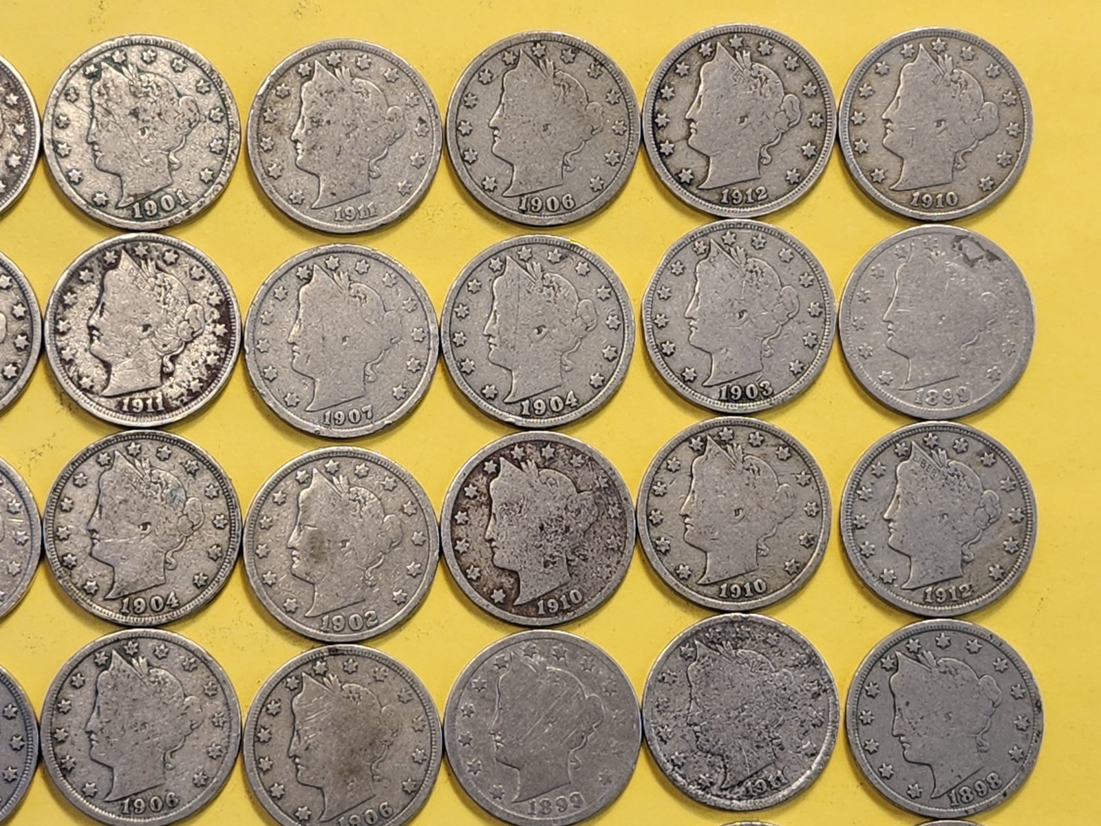 Fifty Liberty "V" Nickels - 3