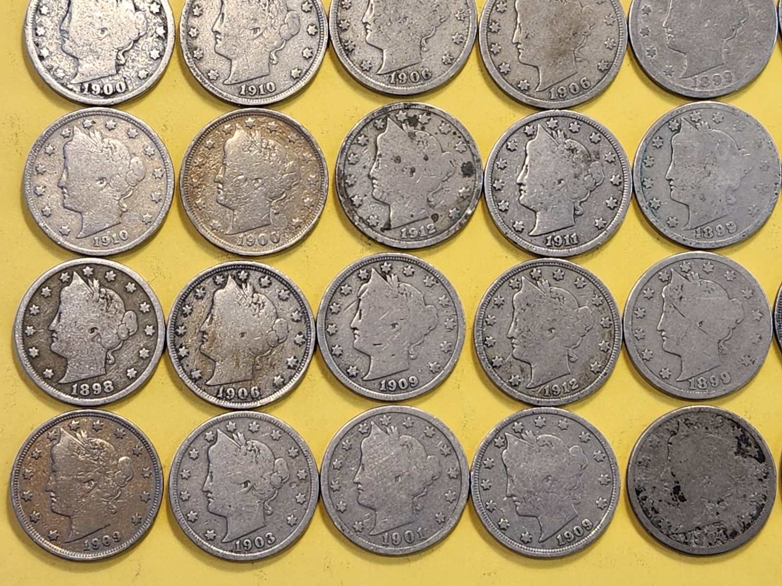 Fifty Liberty "V" Nickels - 4