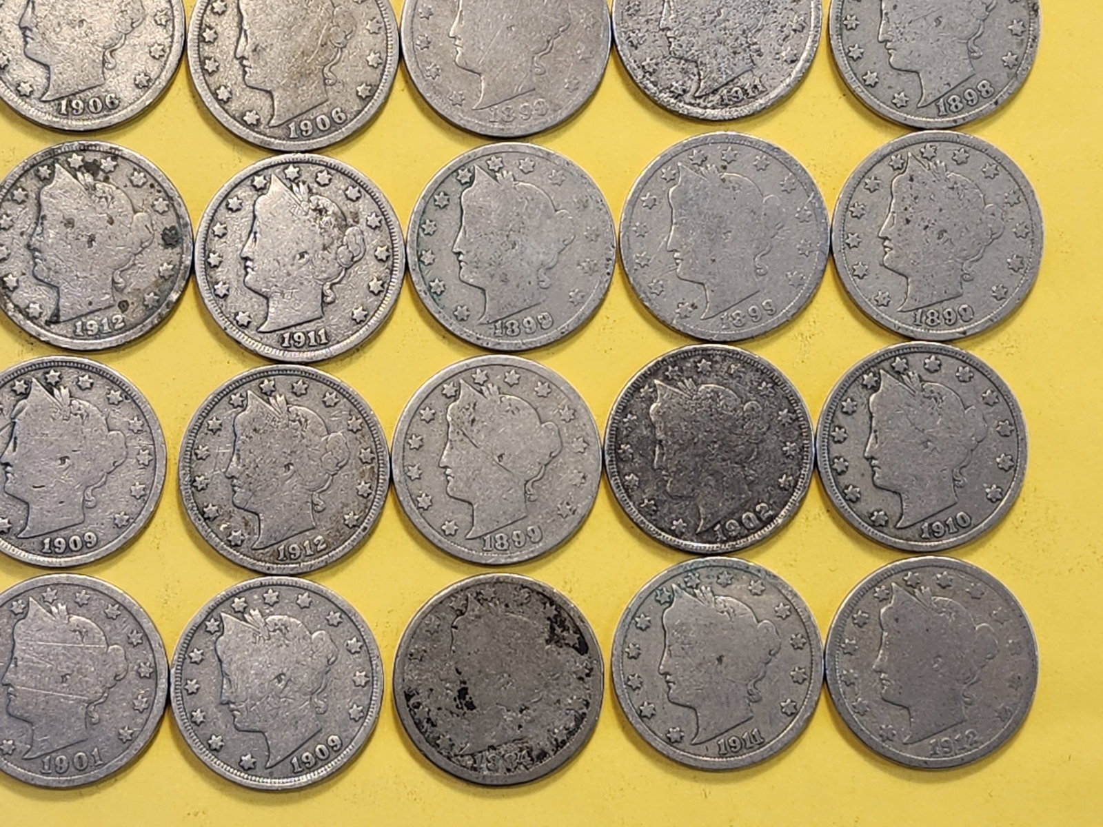 Fifty Liberty "V" Nickels - 5