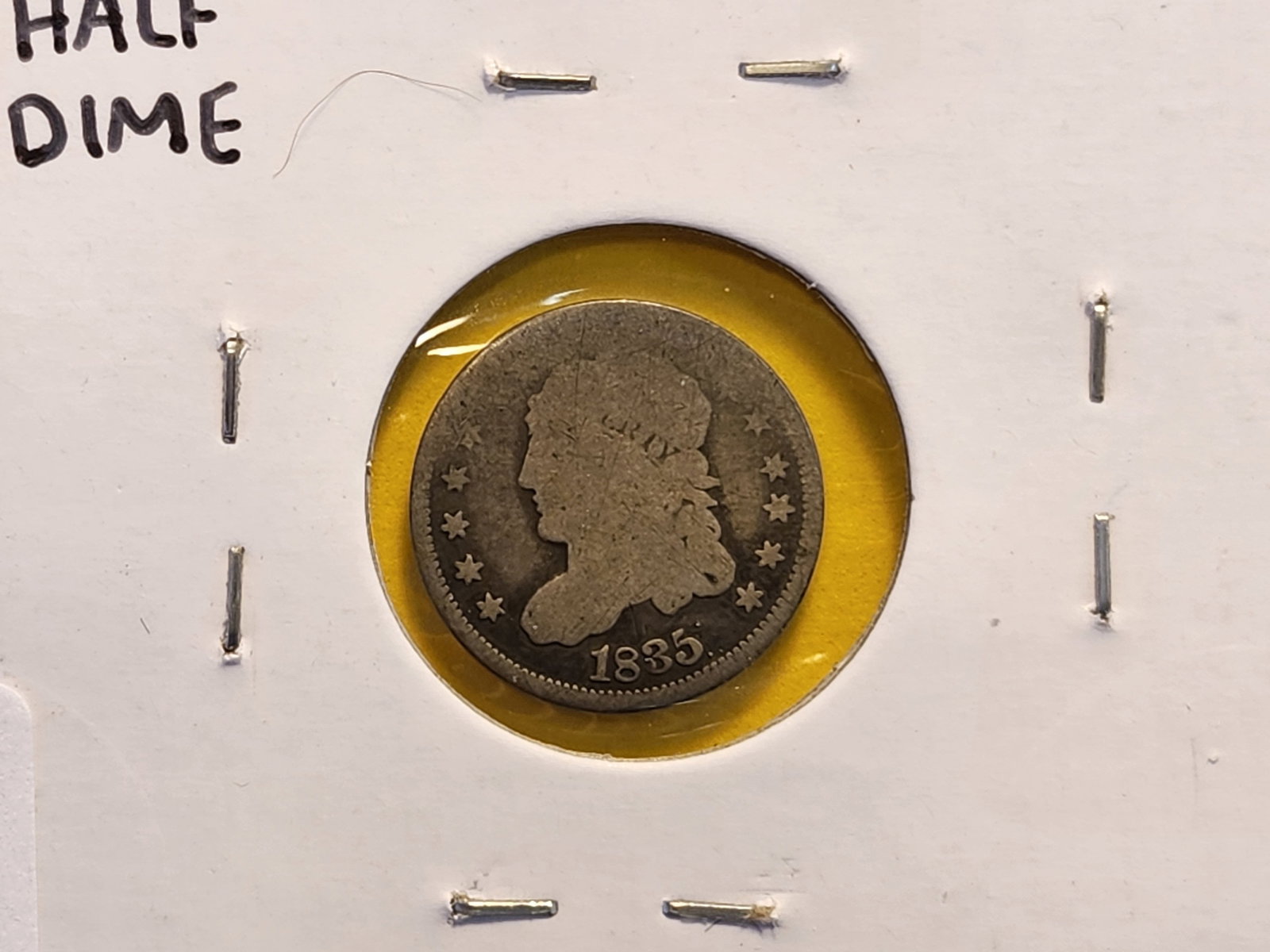 1832 and 1835 Capped Bust Silver Half Dime - 3