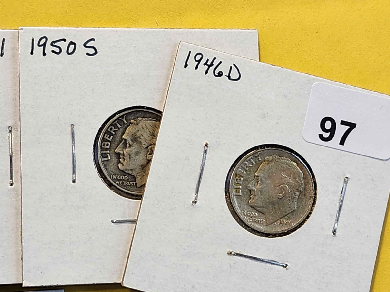 Twenty Mixed Silver Roosevelt Dimes - 2