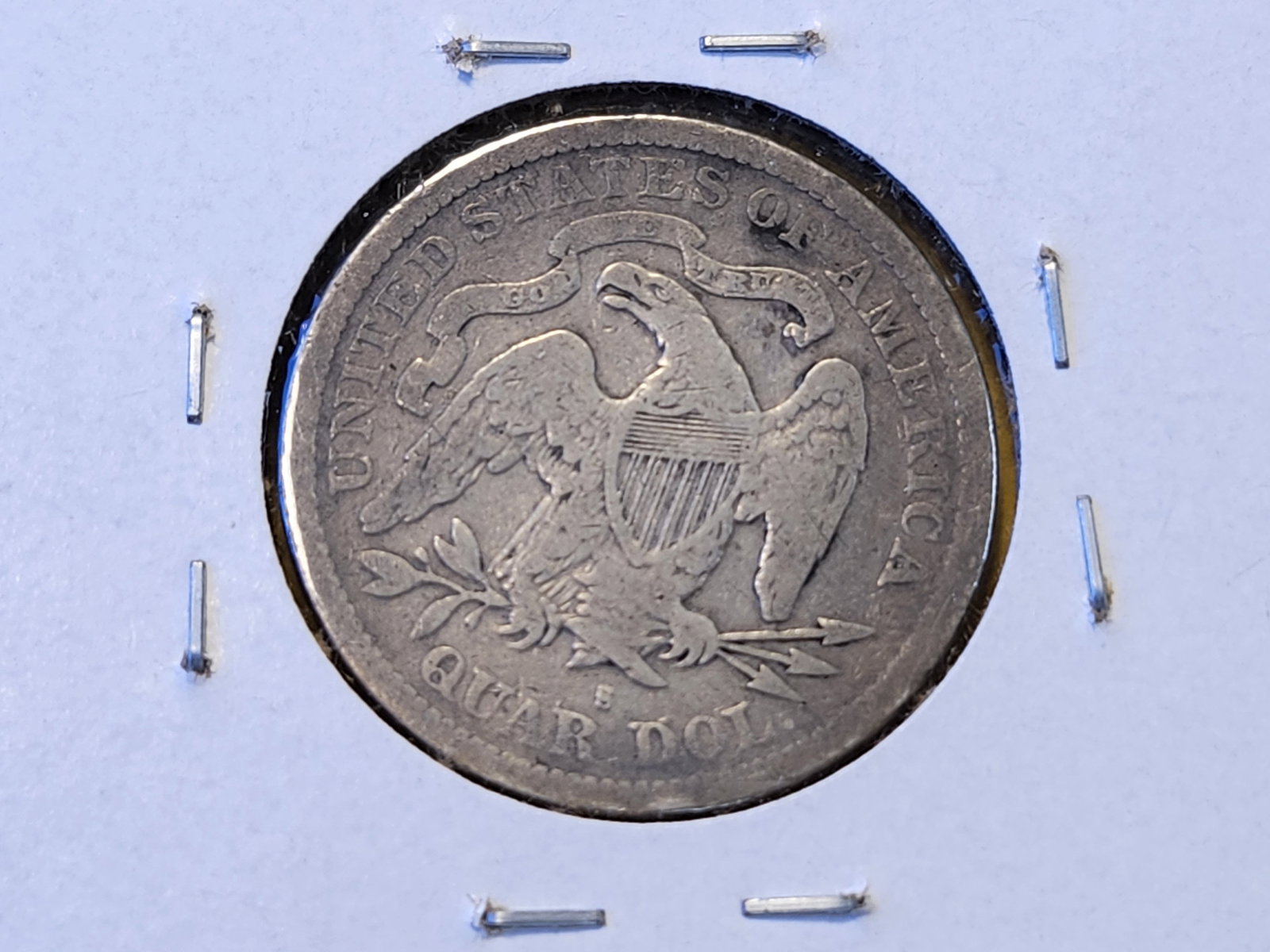 1877-S Seated Liberty Silver Quarter - 4