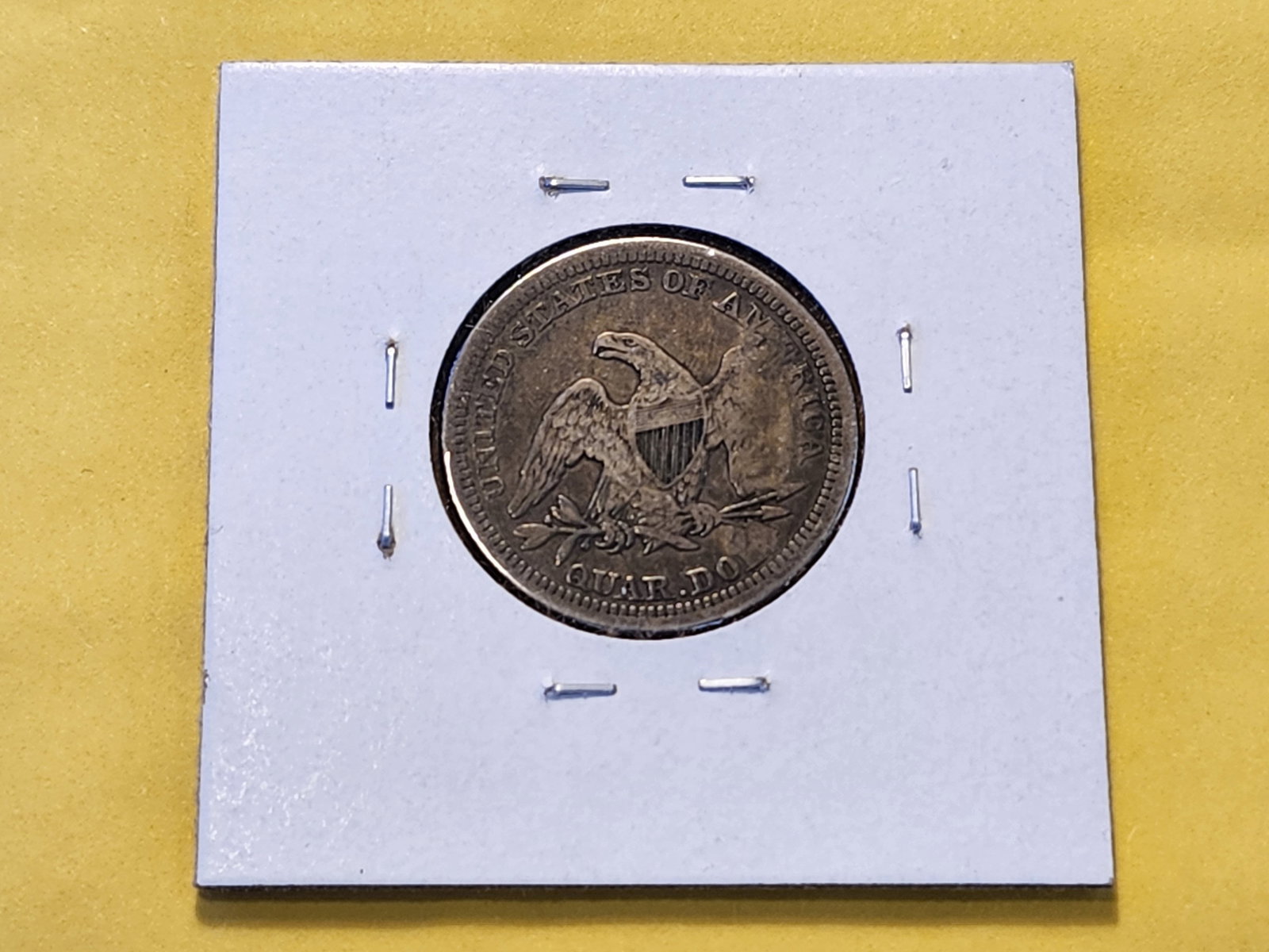 1854 Seated Liberty Silver Quarter - 3