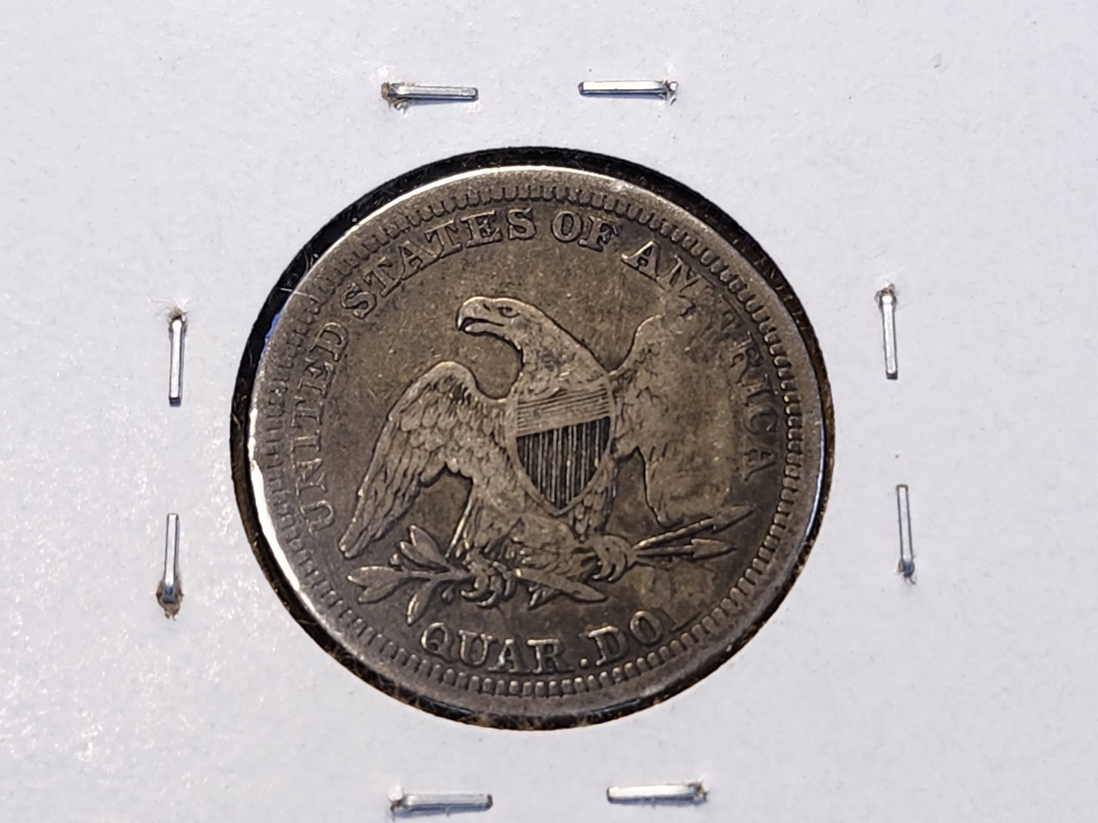 1854 Seated Liberty Silver Quarter - 4