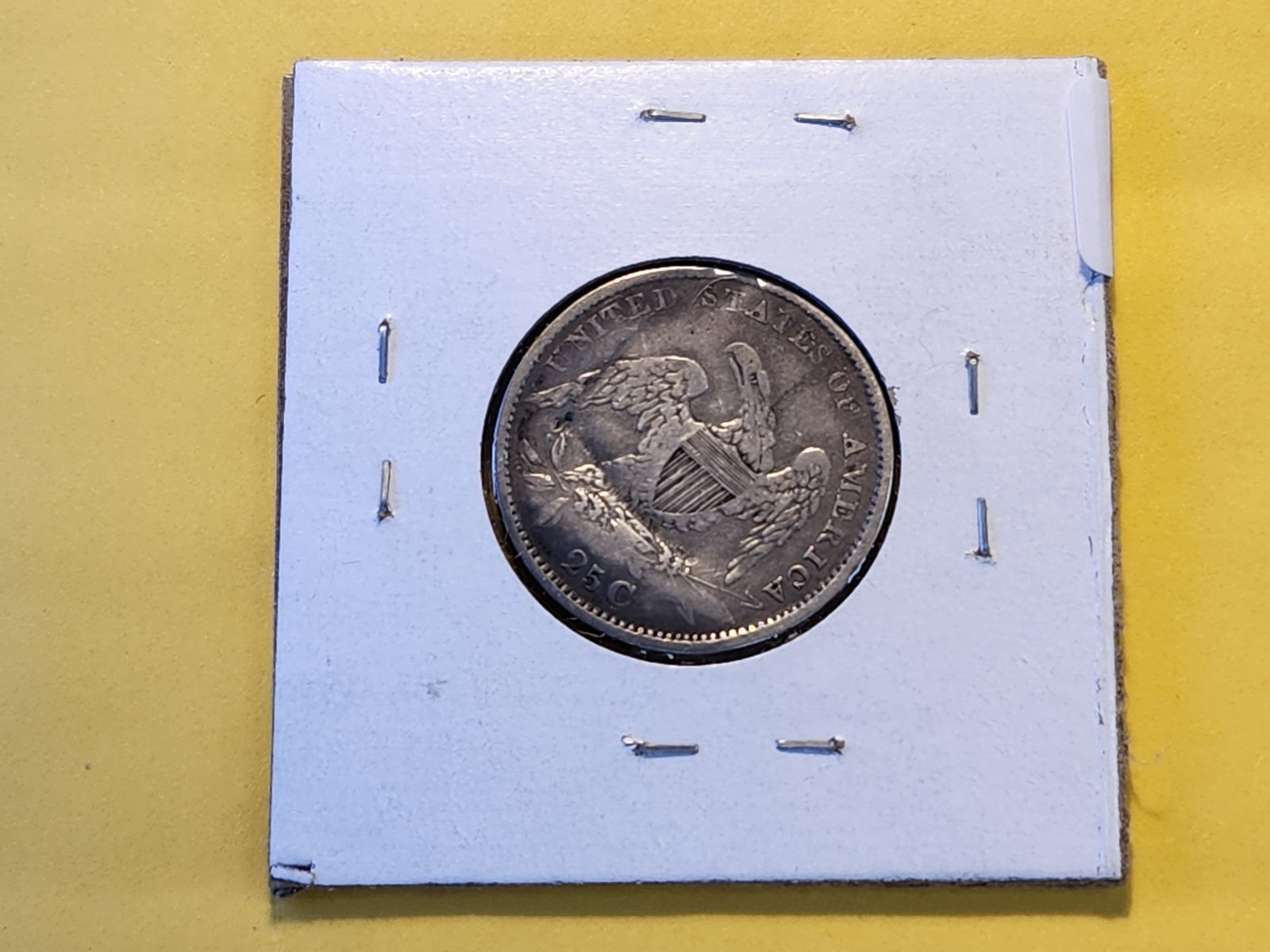 1834 Capped Bust Silver Quarter Small - 3