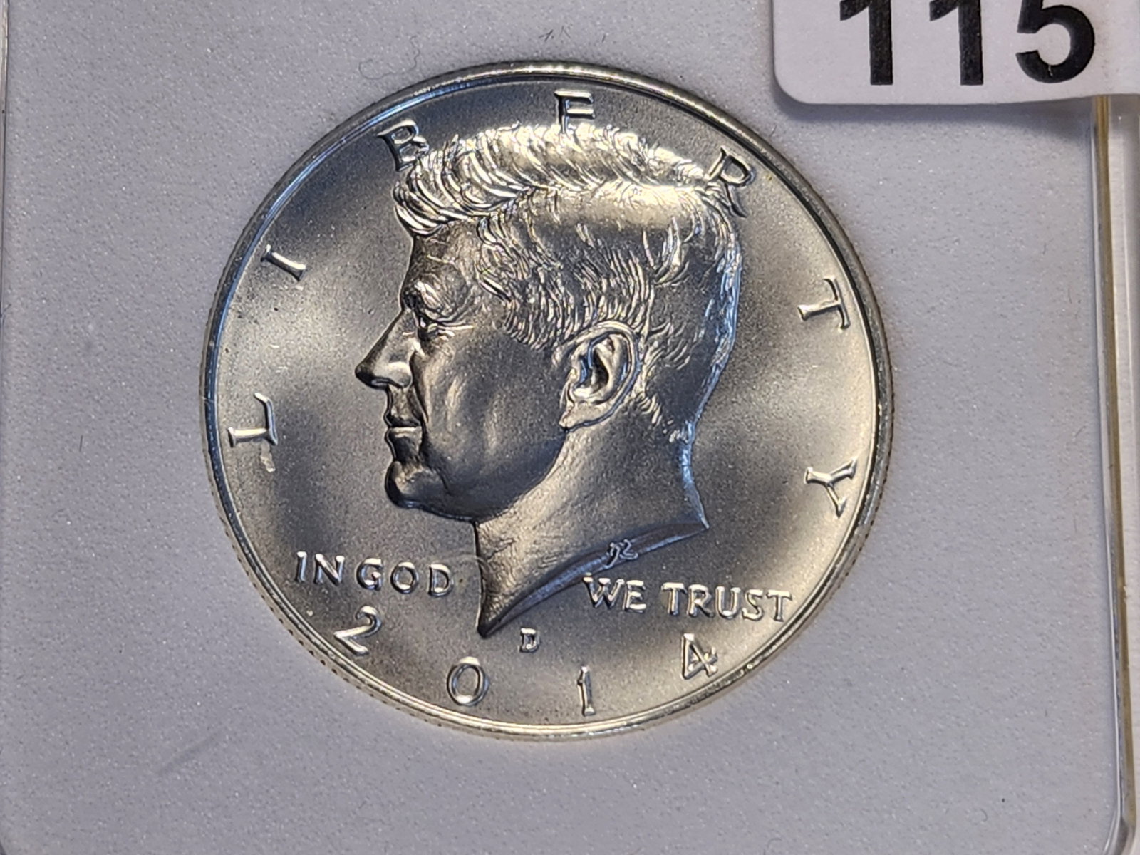 PERFECT! IGS 2014-D Kennedy Silver Half Dollar in Mint State 70: Brilliant Uncirculated