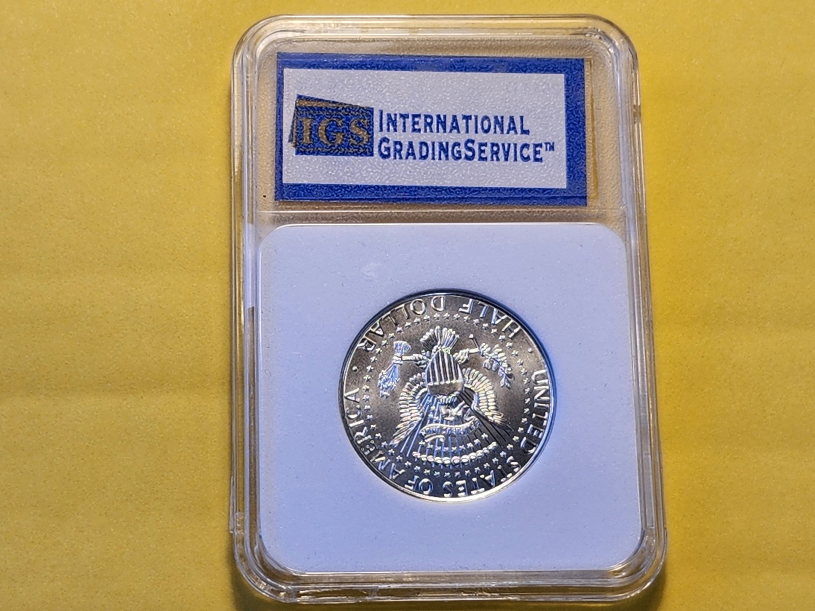 PERFECT! IGS 2014-D Kennedy Silver Half Dollar in Mint State 70 - 3