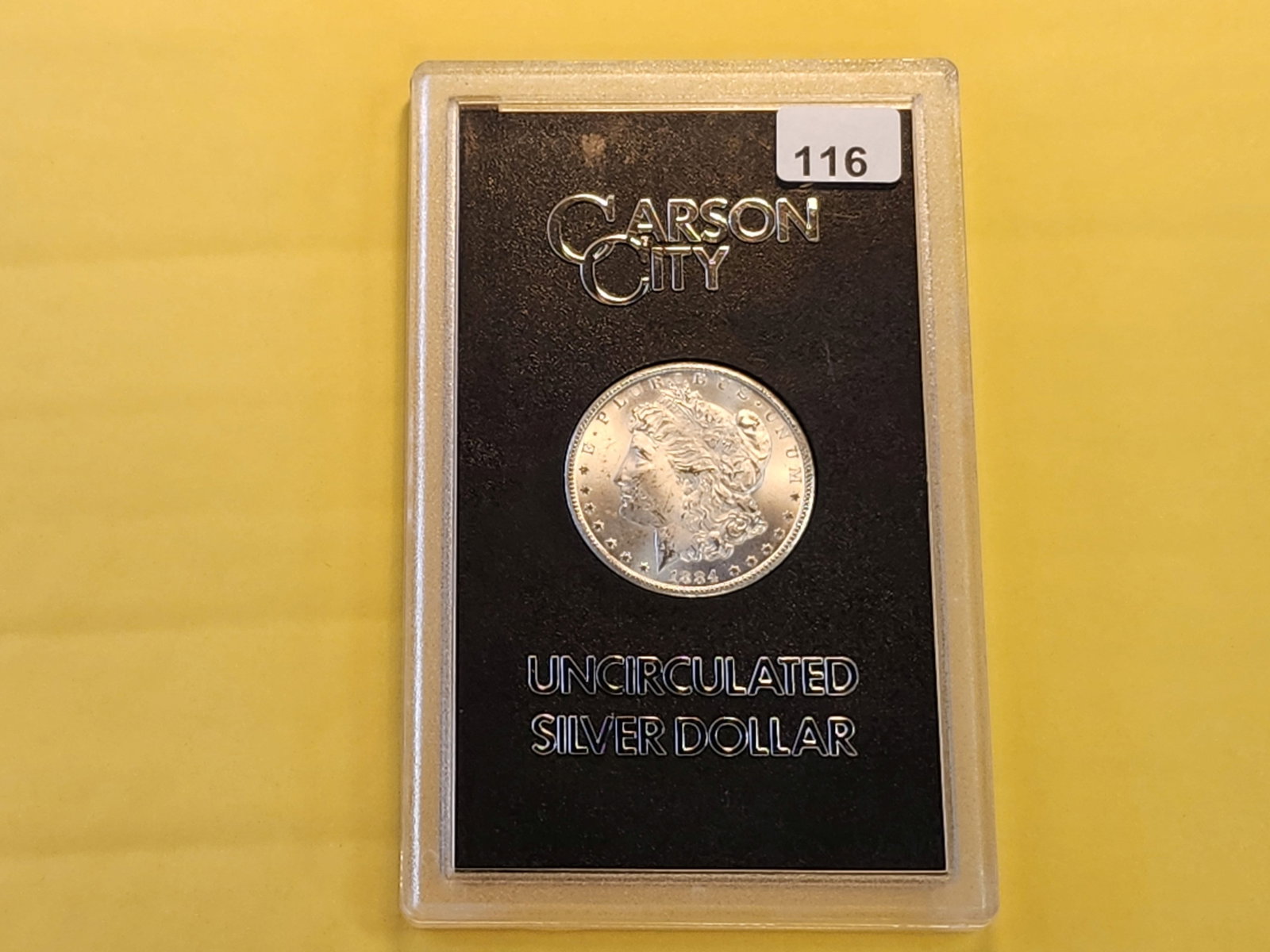 KEY DATE! 1884-CC Morgan Silver Dollar in Brilliant Uncirculated - 2