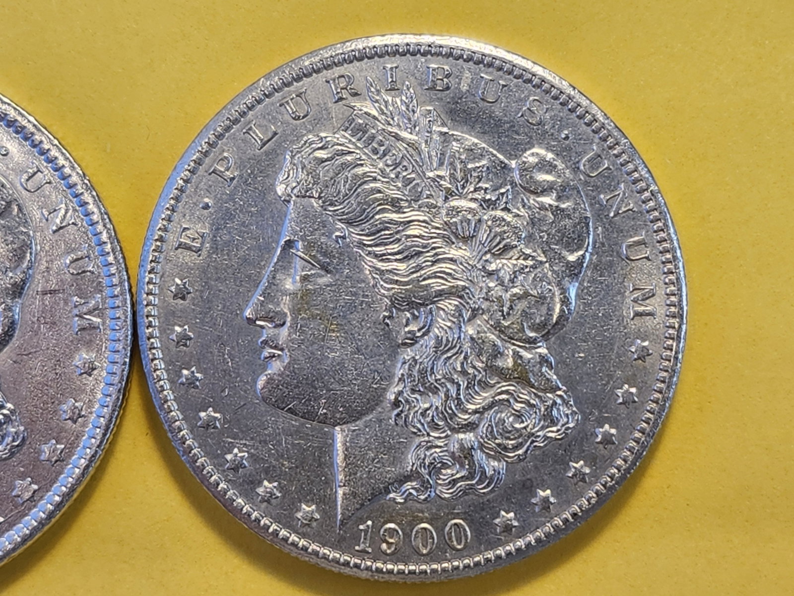 Two Brilliant About Uncirculated Plus Morgan Silver Dollars - 3