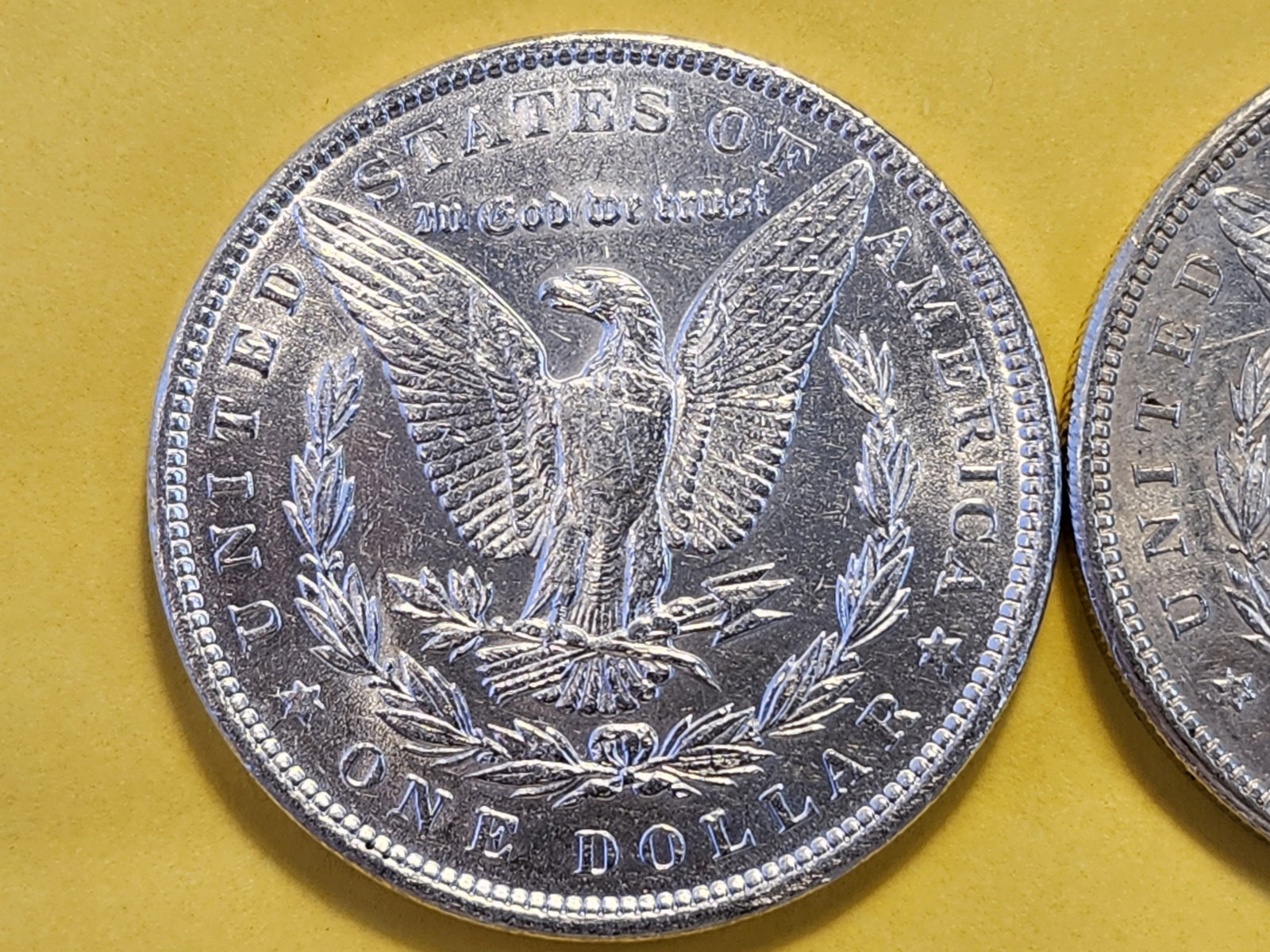 Two Brilliant About Uncirculated Plus Morgan Silver Dollars - 4