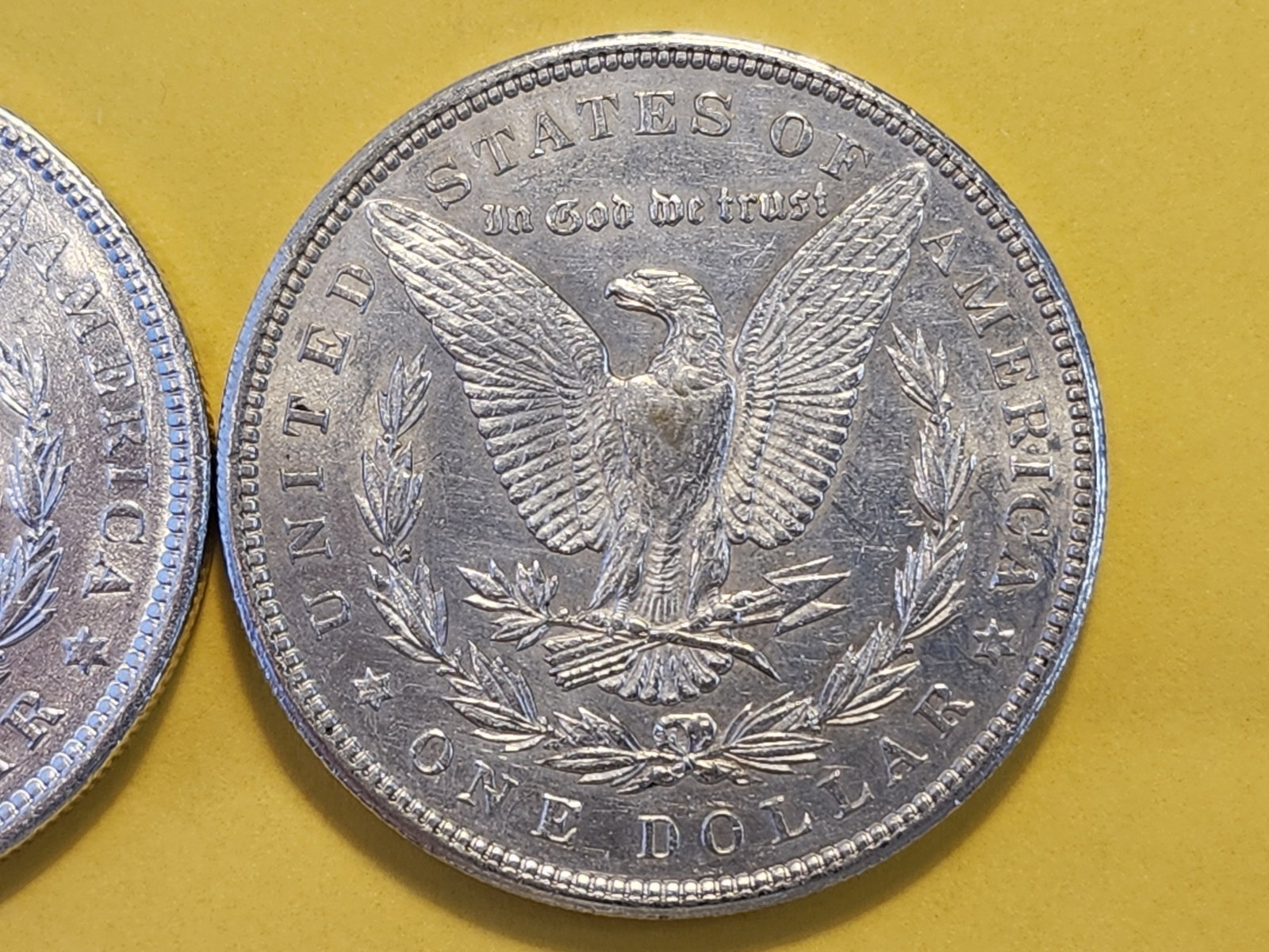 Two Brilliant About Uncirculated Plus Morgan Silver Dollars - 5