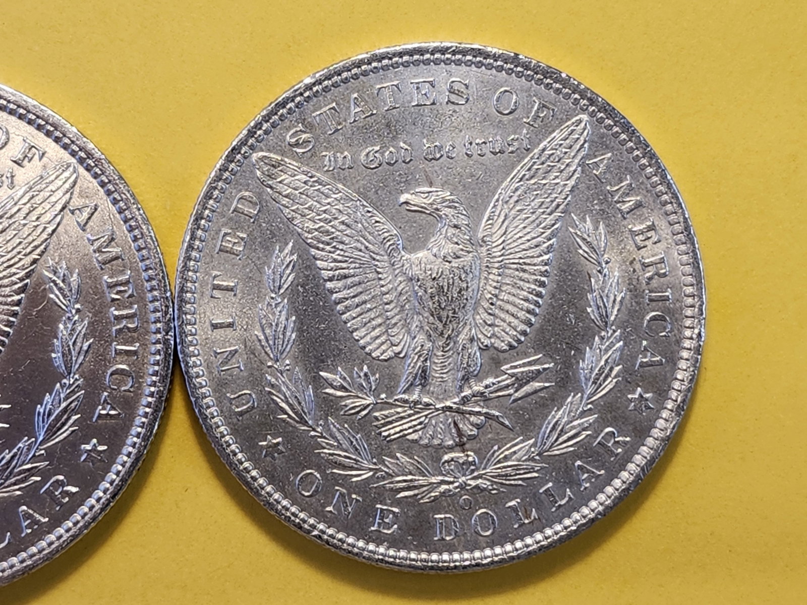 Two Brilliant About Uncirculated Plus Morgan Silver Dollars - 5
